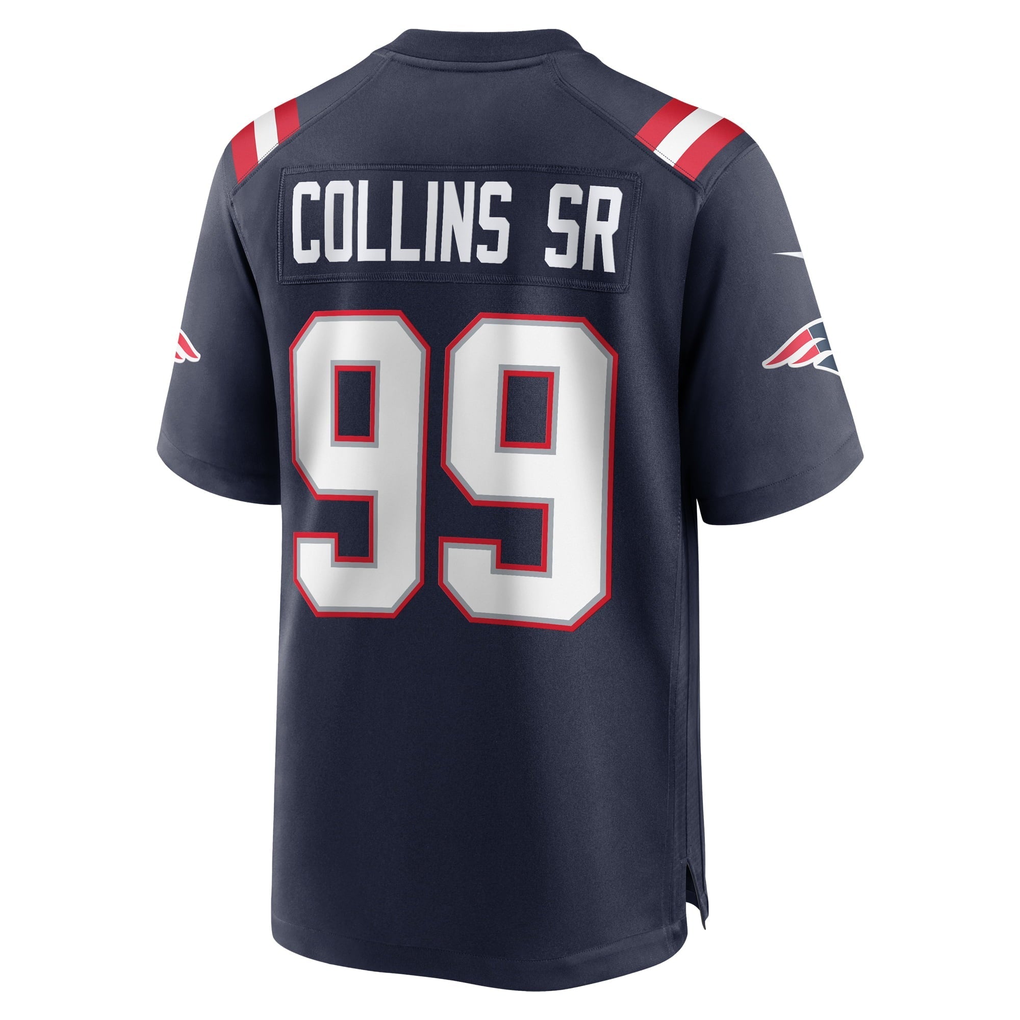 Men's Nike Jamie Collins Sr. Navy New England Patriots Home Game Player Jersey - vstockx