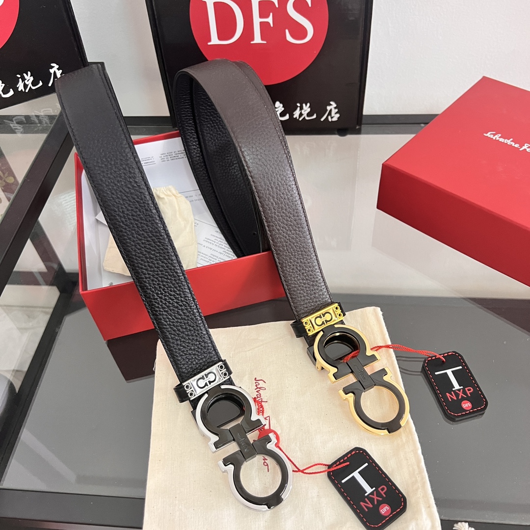 Streetwear Belt Ferragamo 320266 size:3.5cm - vstockx