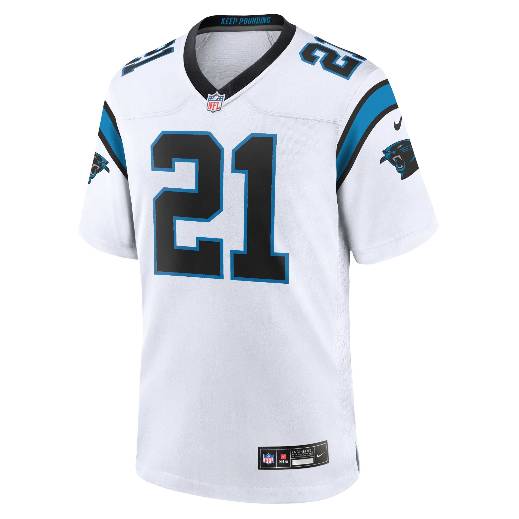 Jeremy Chinn Carolina Panthers Nike Game Jersey - White - vstockx