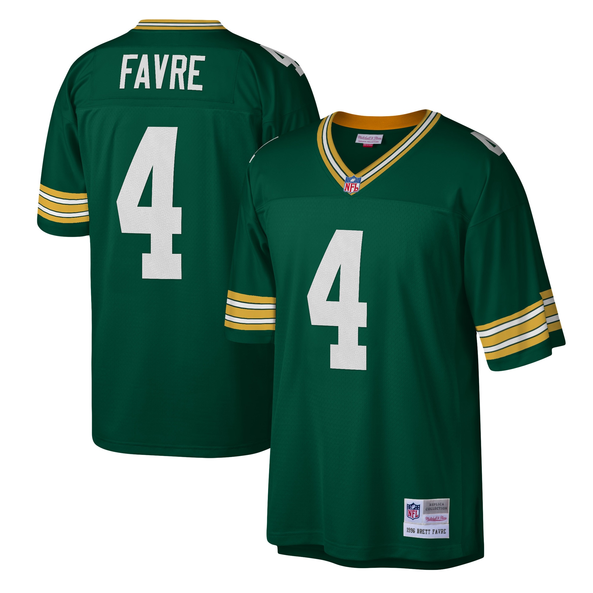 Brett Favre Green Bay Packers Mitchell & Ness Legacy Replica Jersey - Green - vstockx