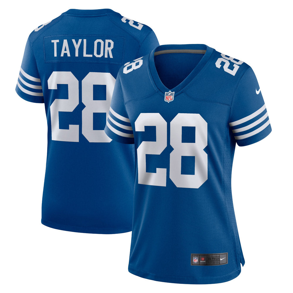 Women's Indianapolis Colts Jonathan Taylor Alternate Game Jersey Royal Blue - vstockx