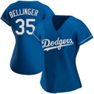 Womens Los Angeles Dodgers Cody Bellinger Cool Base Replica Jersey Blue - vstockx