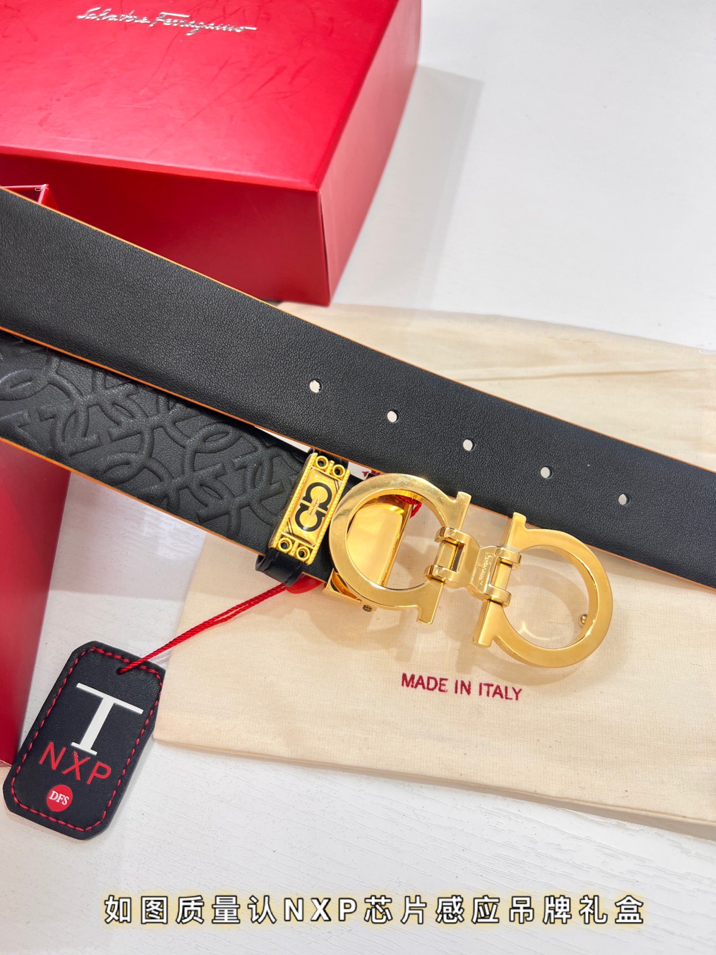 Streetwear Belt Ferragamo 320296 size:3.5cm - vstockx