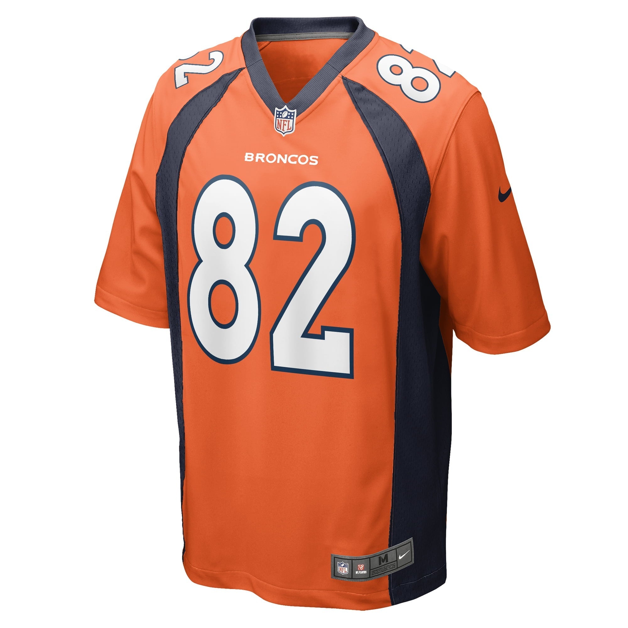 Men's Nike Adam Trautman Orange Denver Broncos Team Game Jersey - vstockx