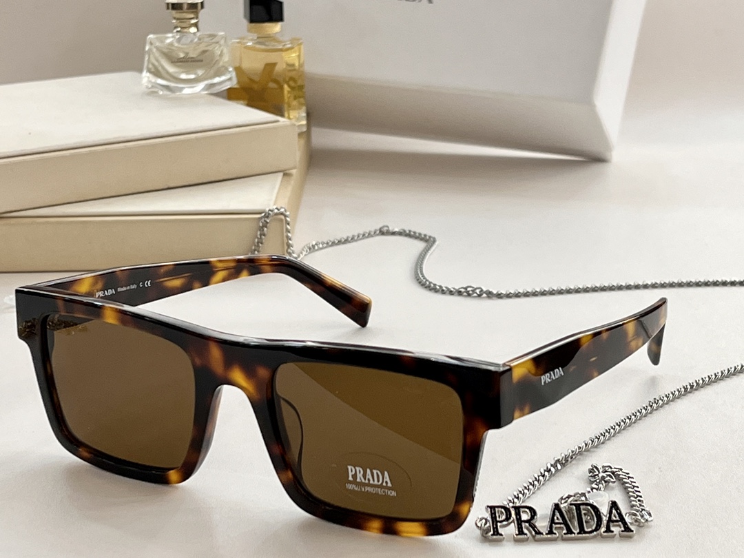 sunglasses Prada SPR19WF Size:52-21-145 - vstockx