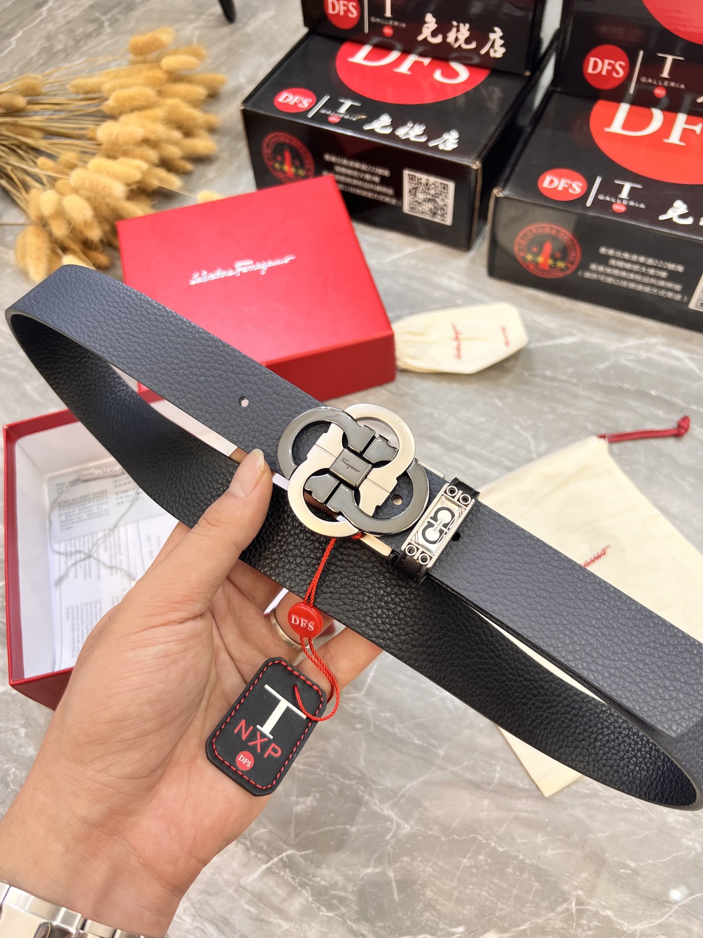 Streetwear Belt Ferragamo 319902 size:3.5cm - vstockx