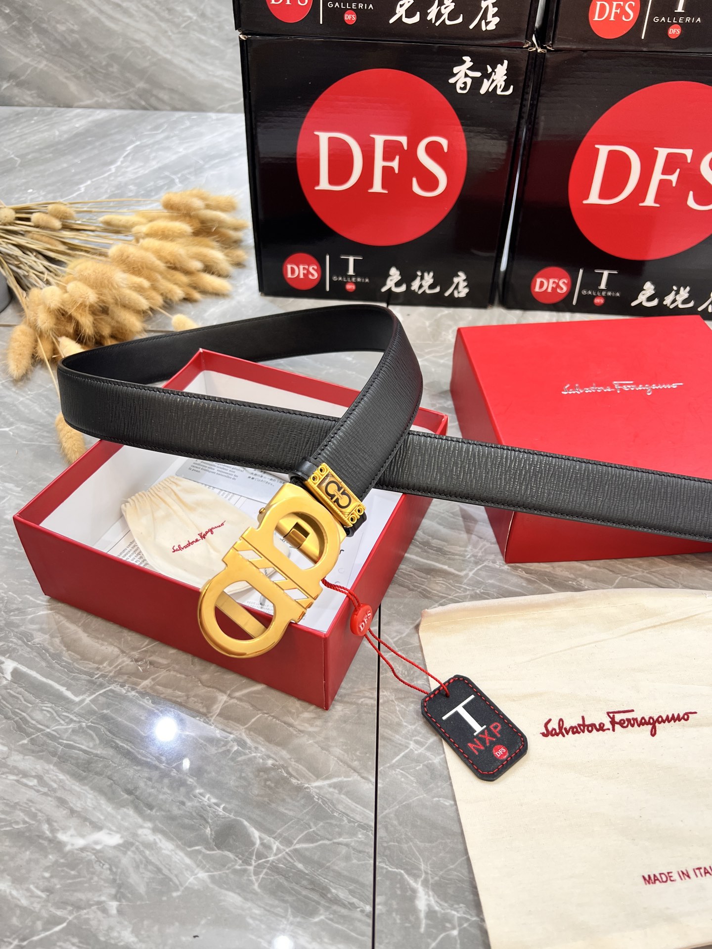 Streetwear Belt Ferragamo 319869 size:3.5cm - vstockx