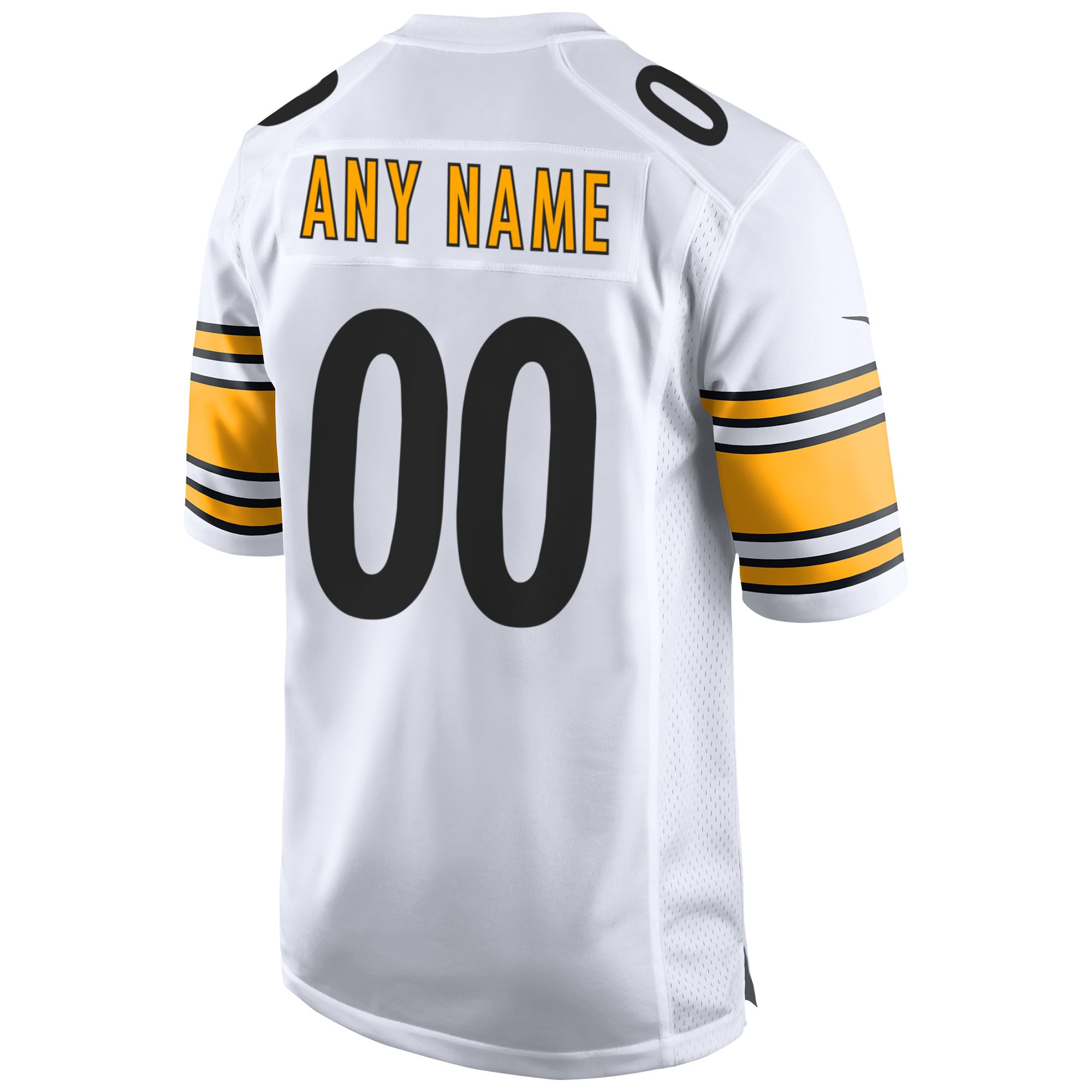Men's Nike White Pittsburgh Steelers Away Custom Game Jersey - vstockx