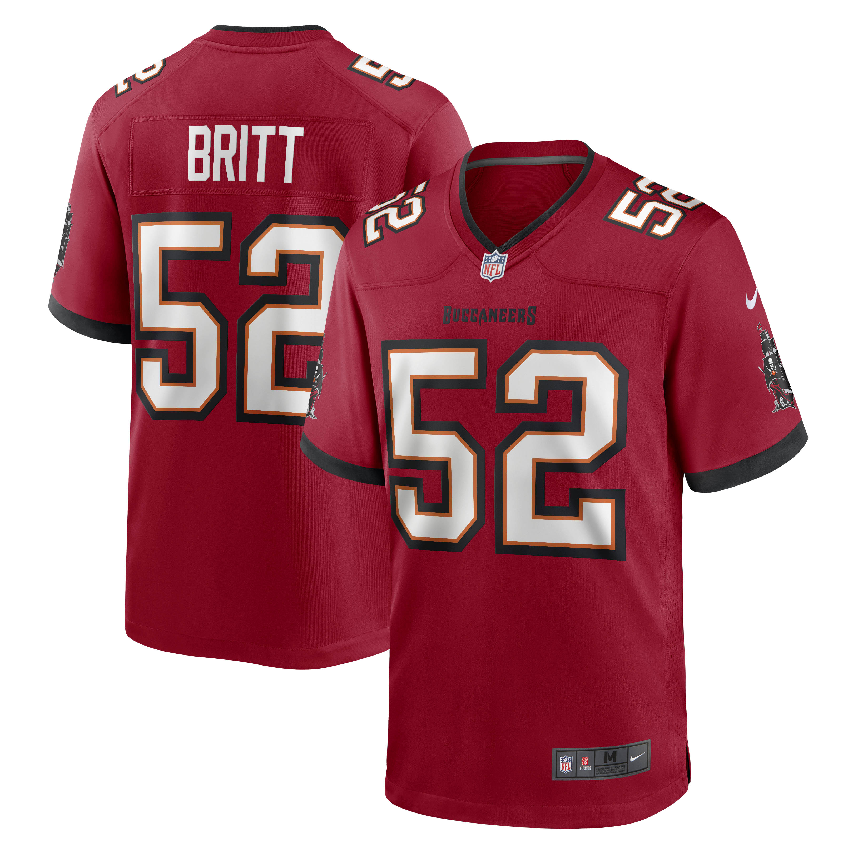 K.J. Britt Tampa Bay Buccaneers Nike Game Jersey - Red - vstockx