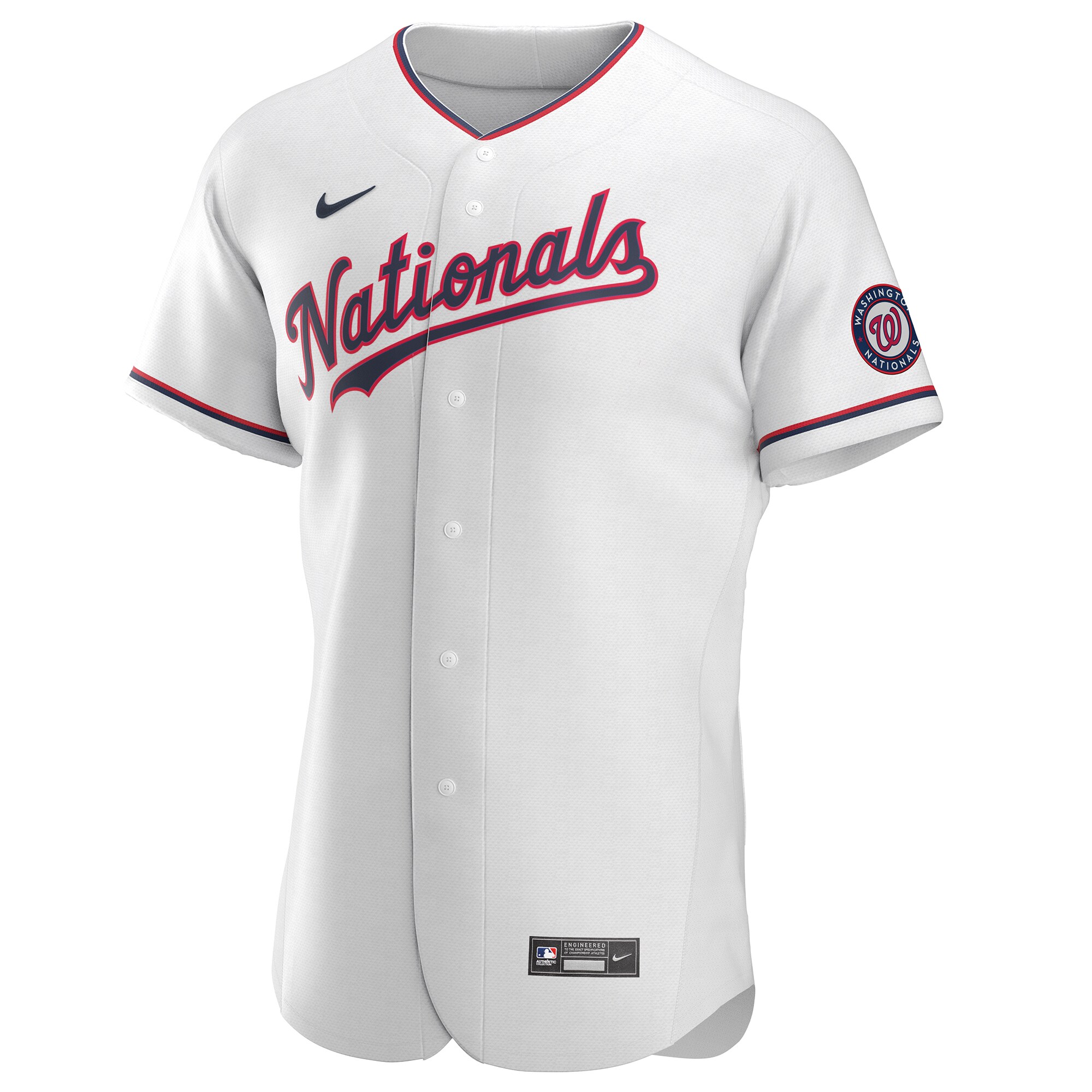 Washington Nationals Nike Alternate Authentic Team Jersey - White - vstockx