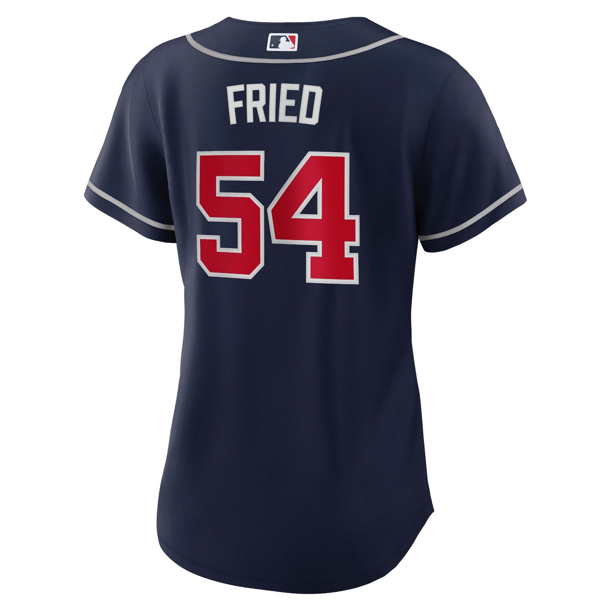 Max Fried Atlanta Braves Nike Women's Alternate Replica Player Jersey - Navy - vstockx