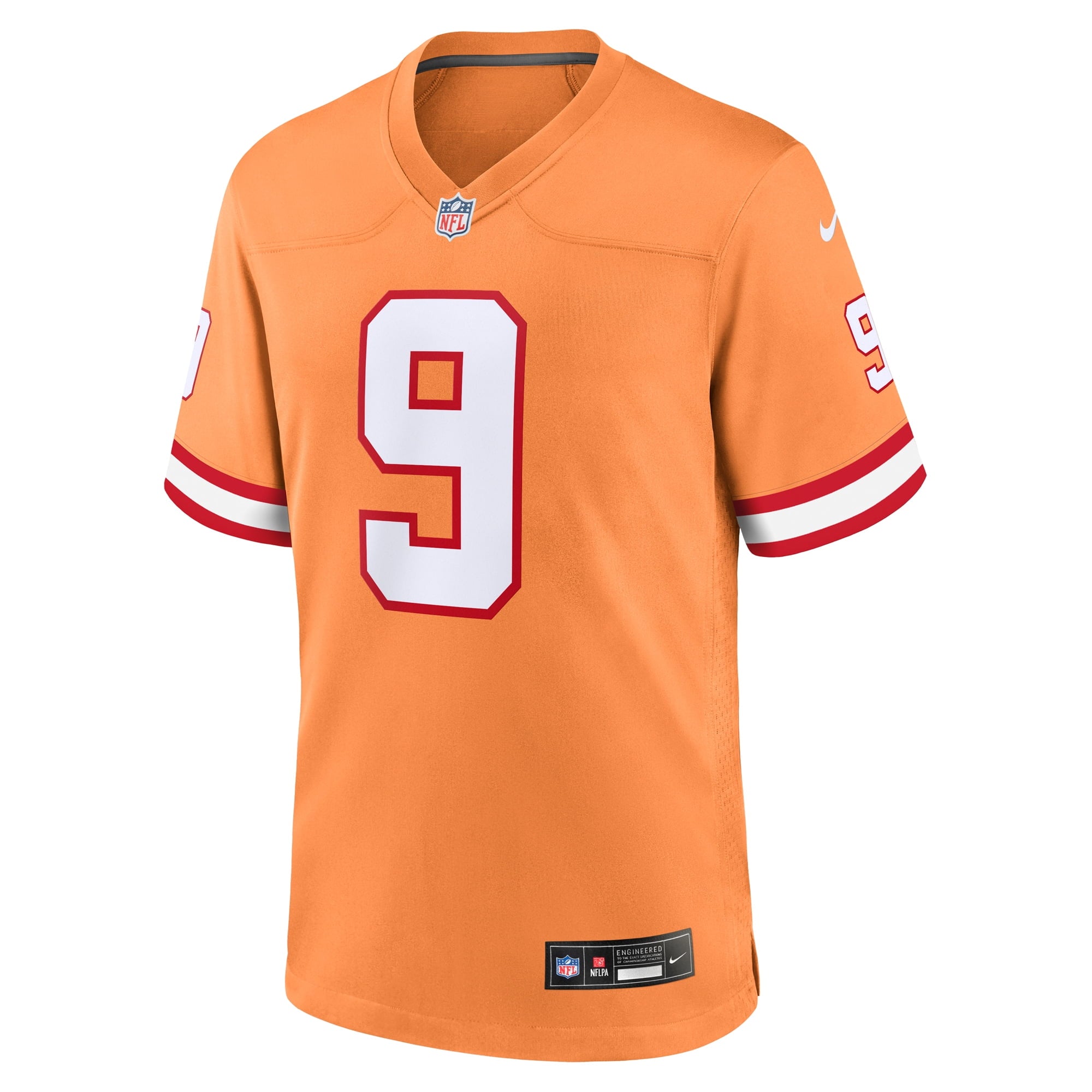 Men's Nike Joe Tryon-Shoyinka Orange Tampa Bay Buccaneers Throwback Game Jersey - vstockx