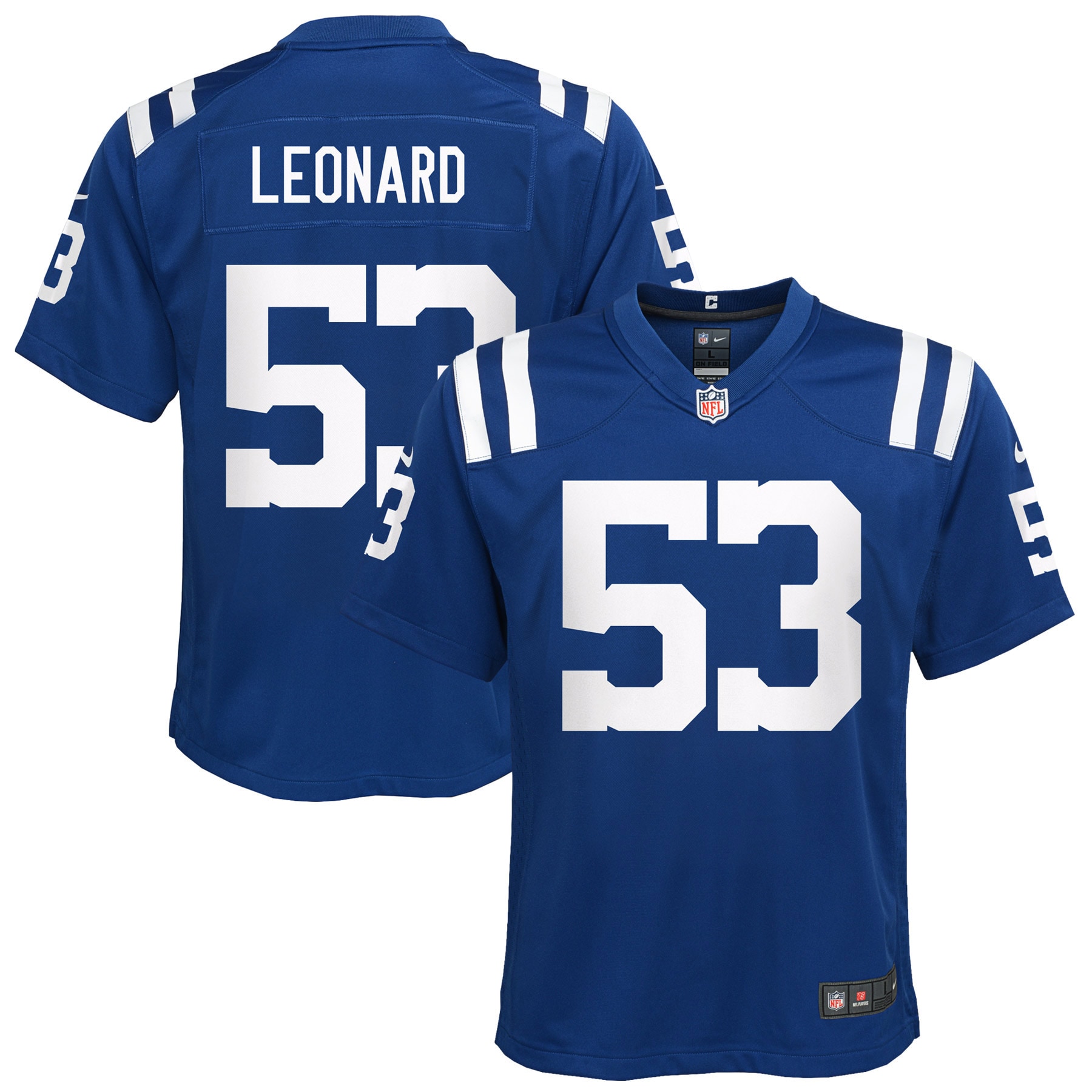 Shaquille Leonard Indianapolis Colts Nike Youth Game Jersey - Royal - vstockx