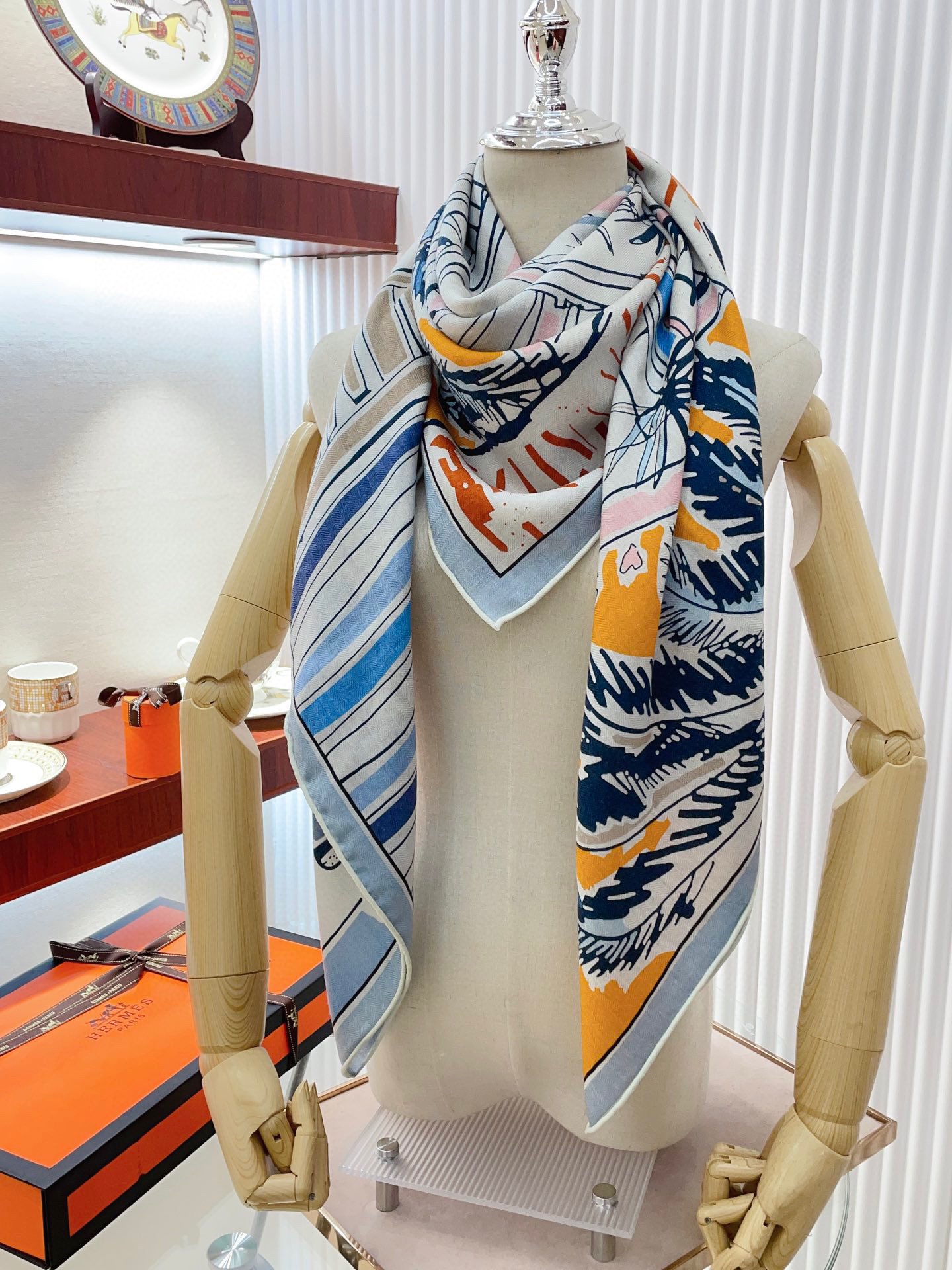 Streetwear Scarf Hermes 328780 SIZE:140cm*140cm - vstockx