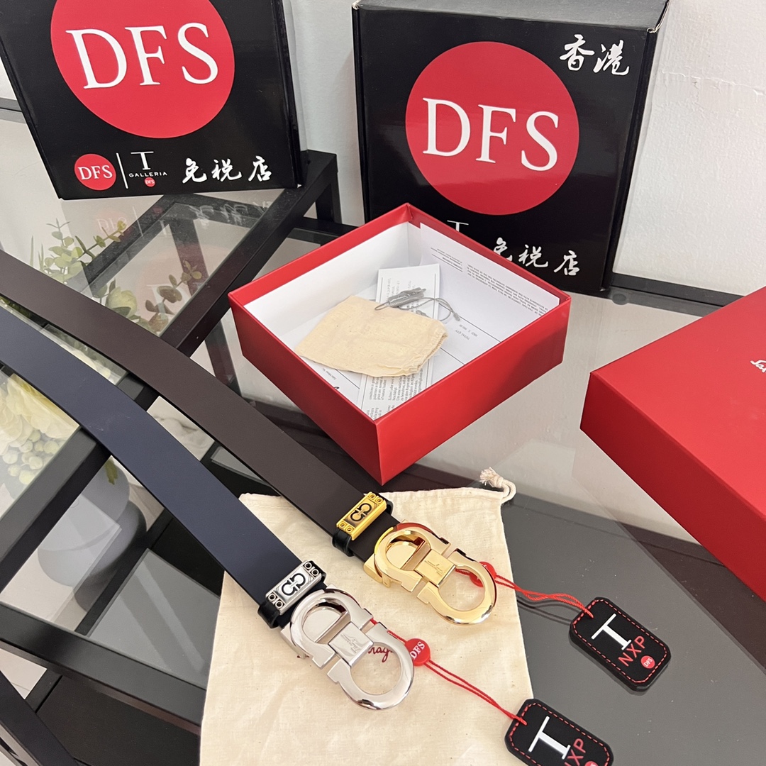 Streetwear Belt Ferragamo 320271 size:3.5cm - vstockx