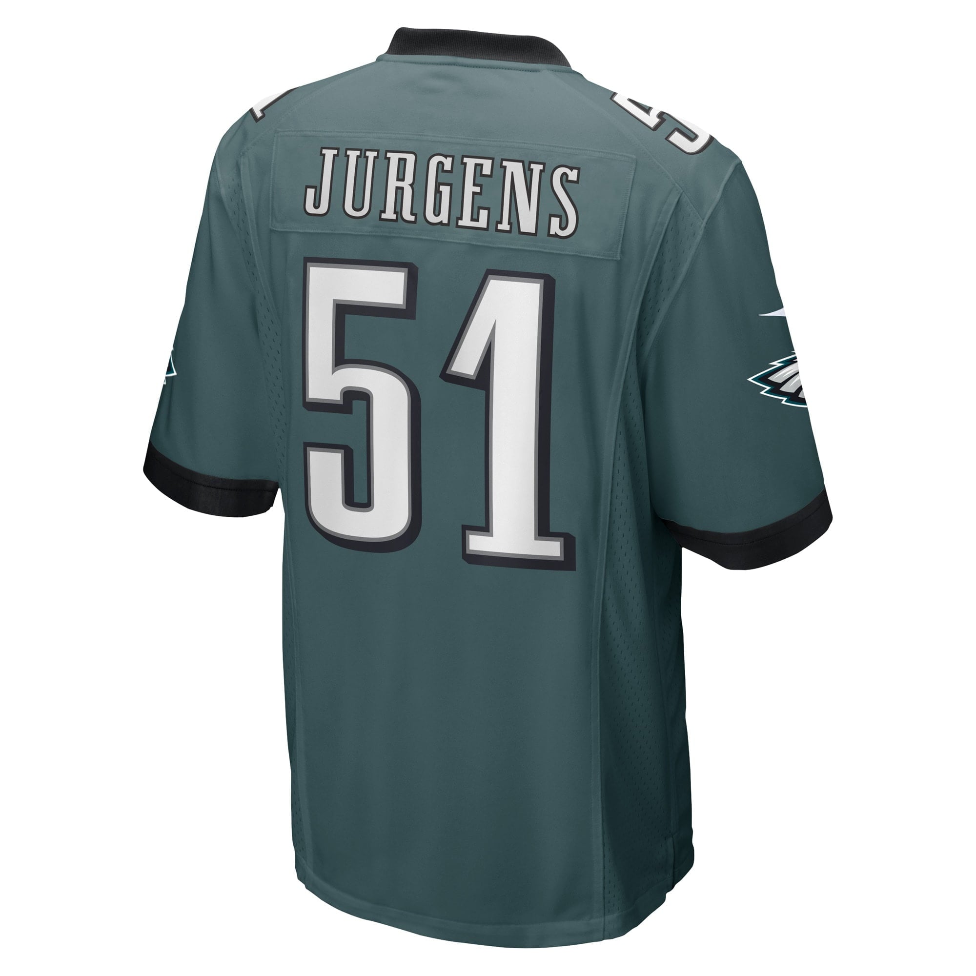 Men's Nike Cam Jurgens Midnight Green Philadelphia Eagles Game Player Jersey - vstockx