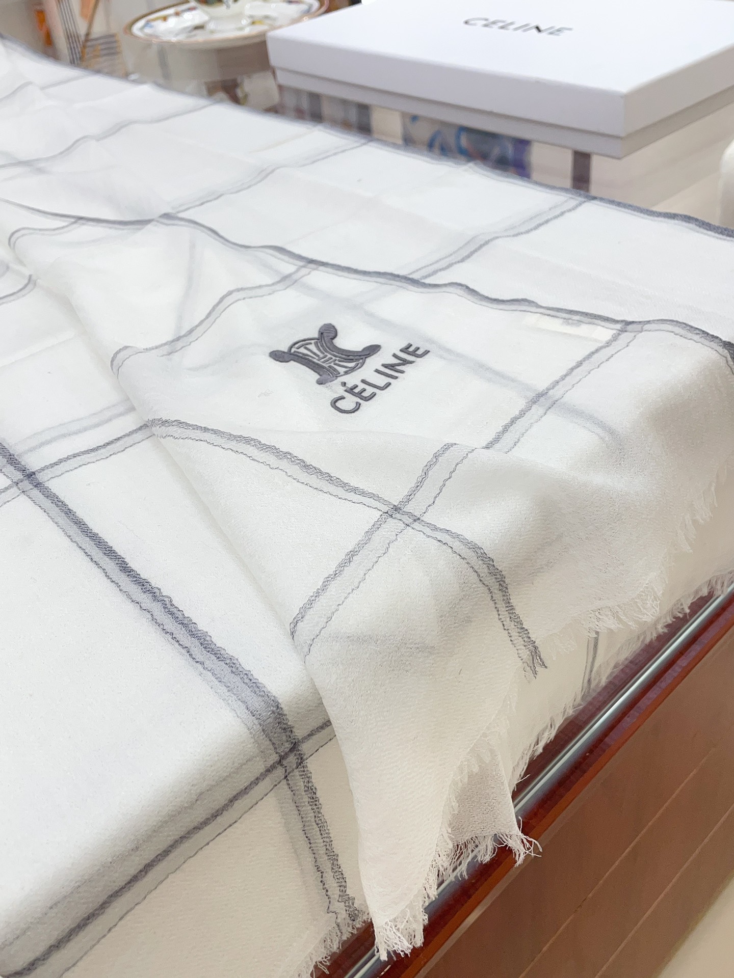 Streetwear Scarf CELINE 328847 SIZE:80*200cm - vstockx