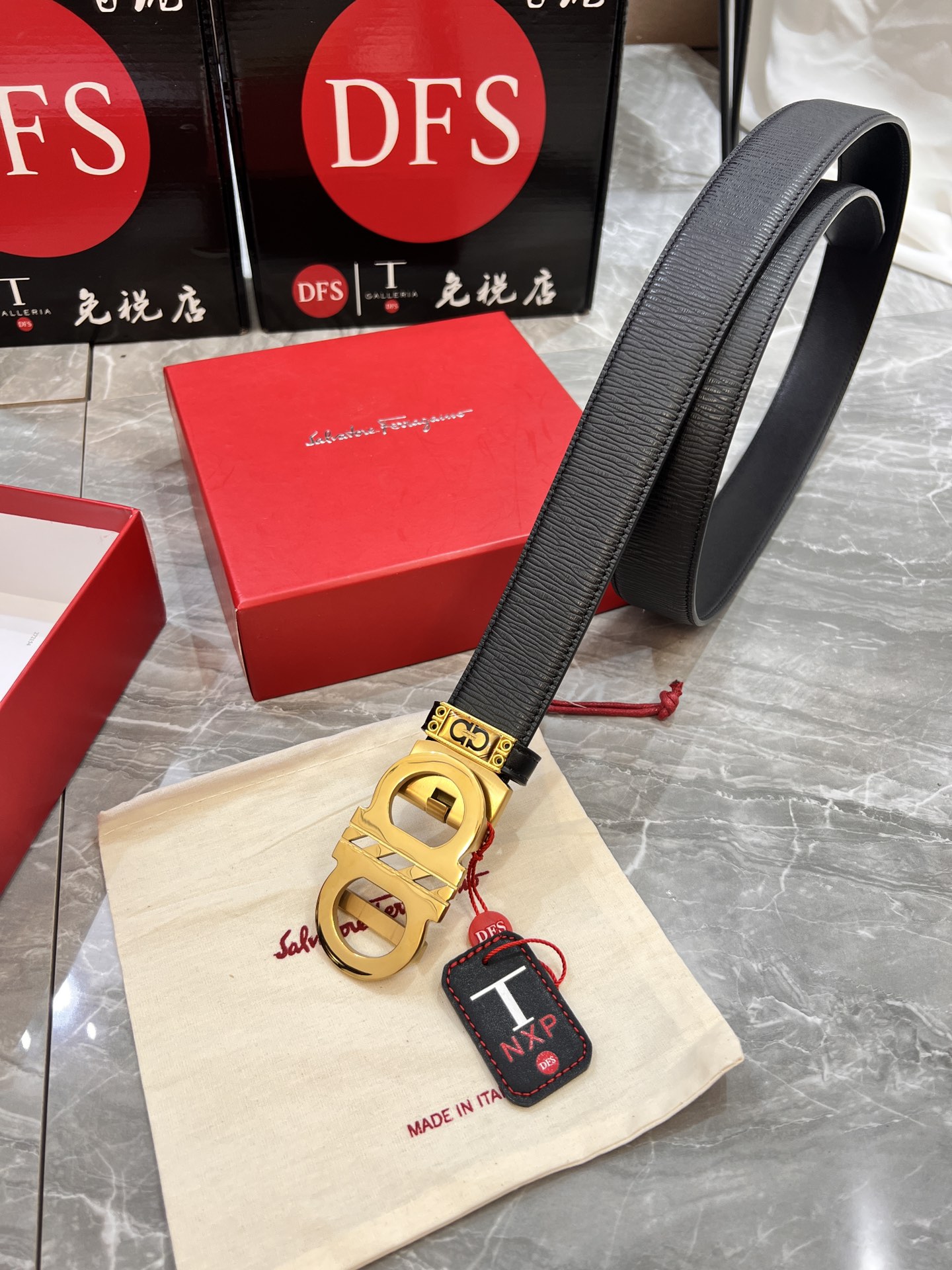 Streetwear Belt Ferragamo 319869 size:3.5cm - vstockx