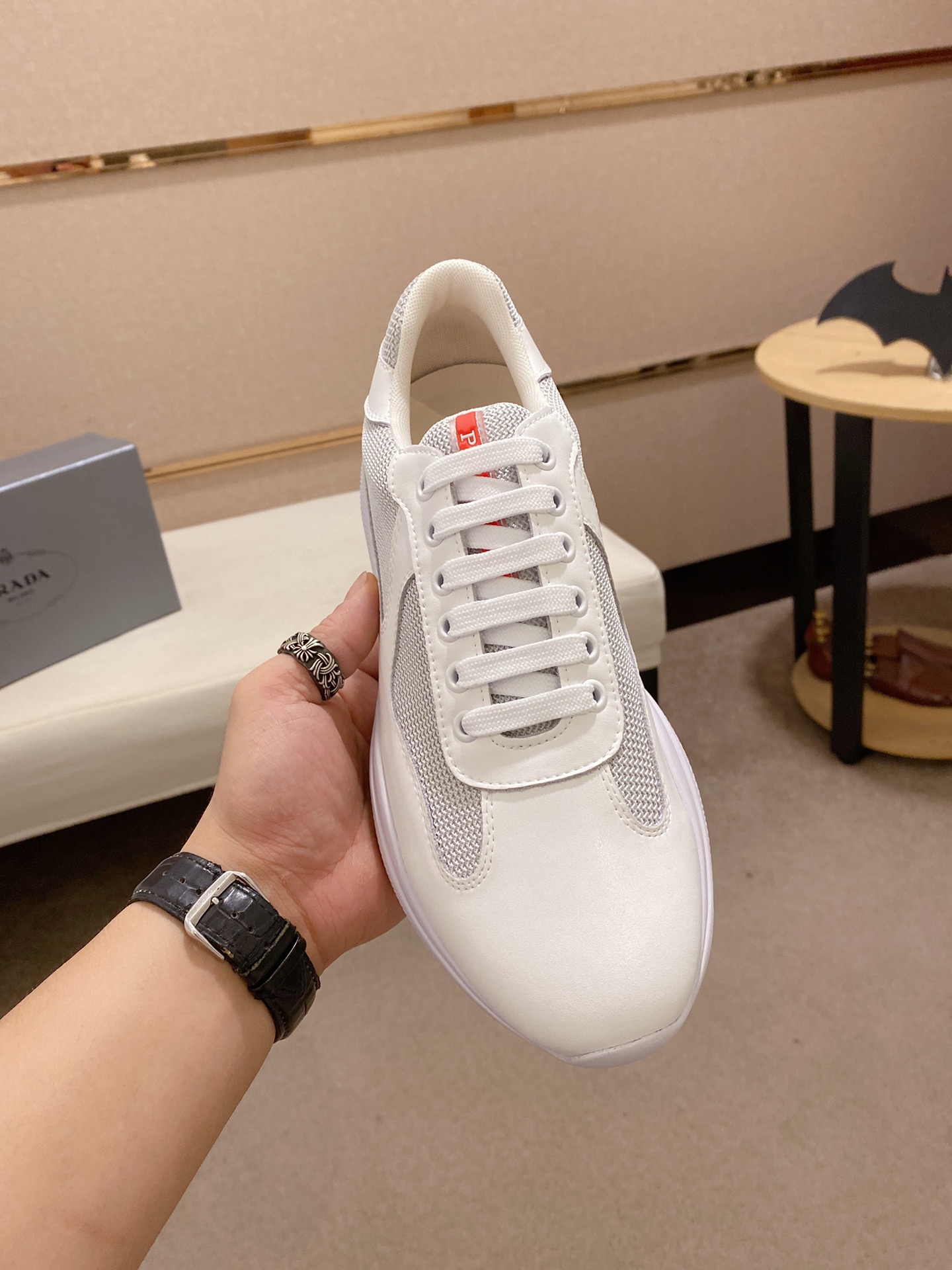 Prada America's Cup sneaker 15 - vstockx