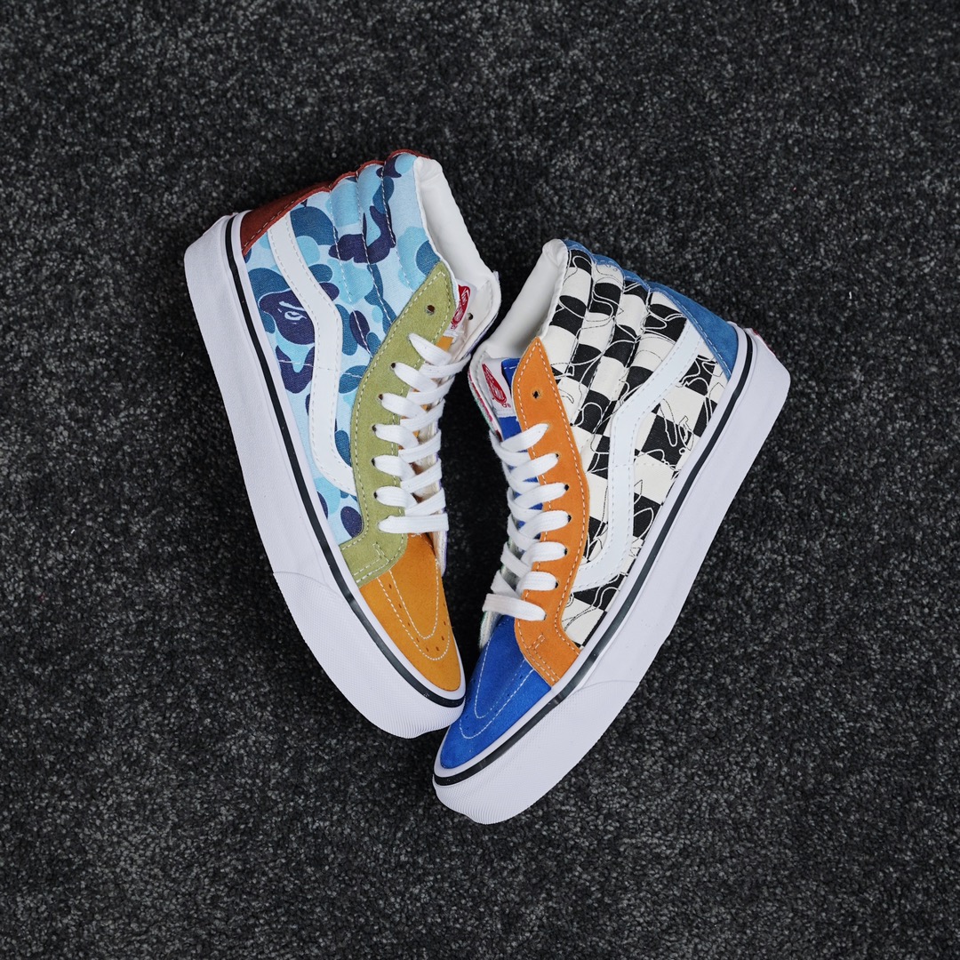 Vans Sk8-Hi DX Bape Multi Camo - vstockx