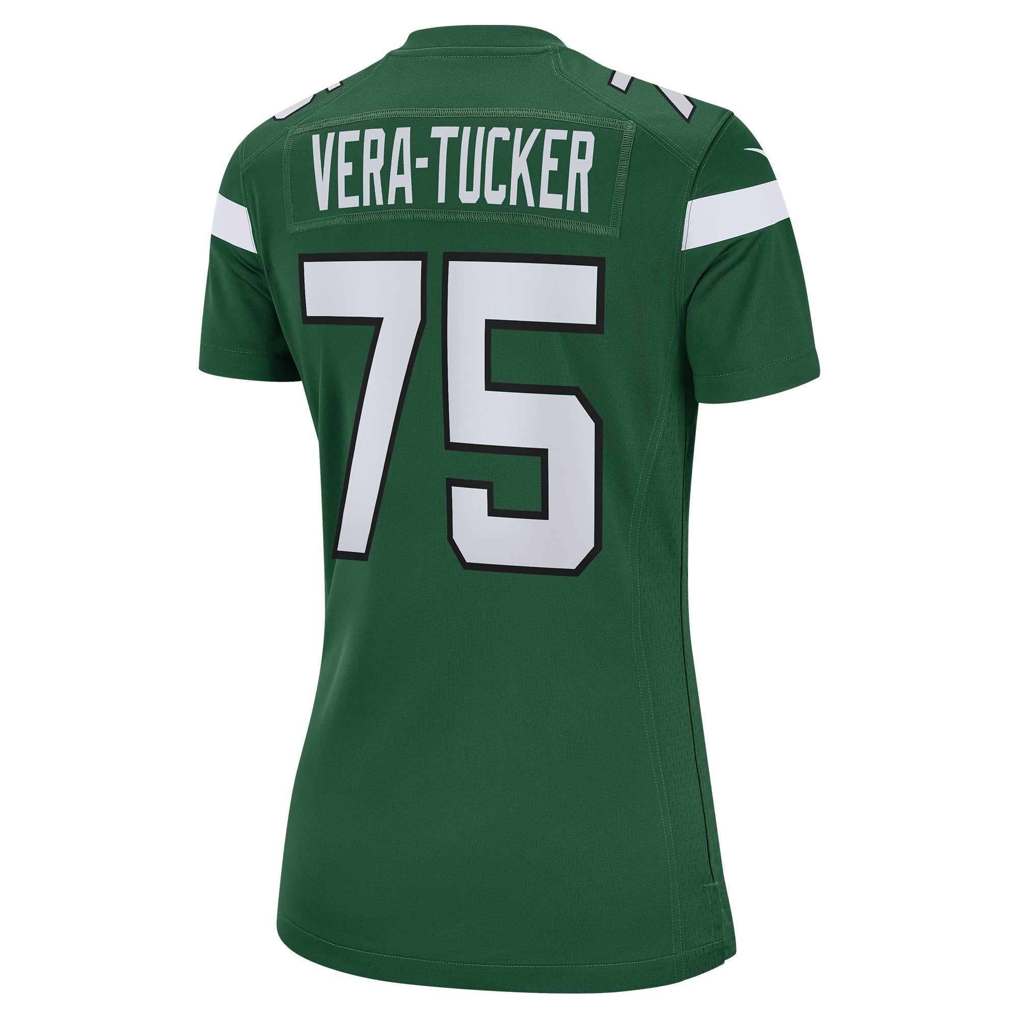 Women's Nike Alijah Vera-Tucker Gotham Green New York Jets Game Player Jersey - vstockx