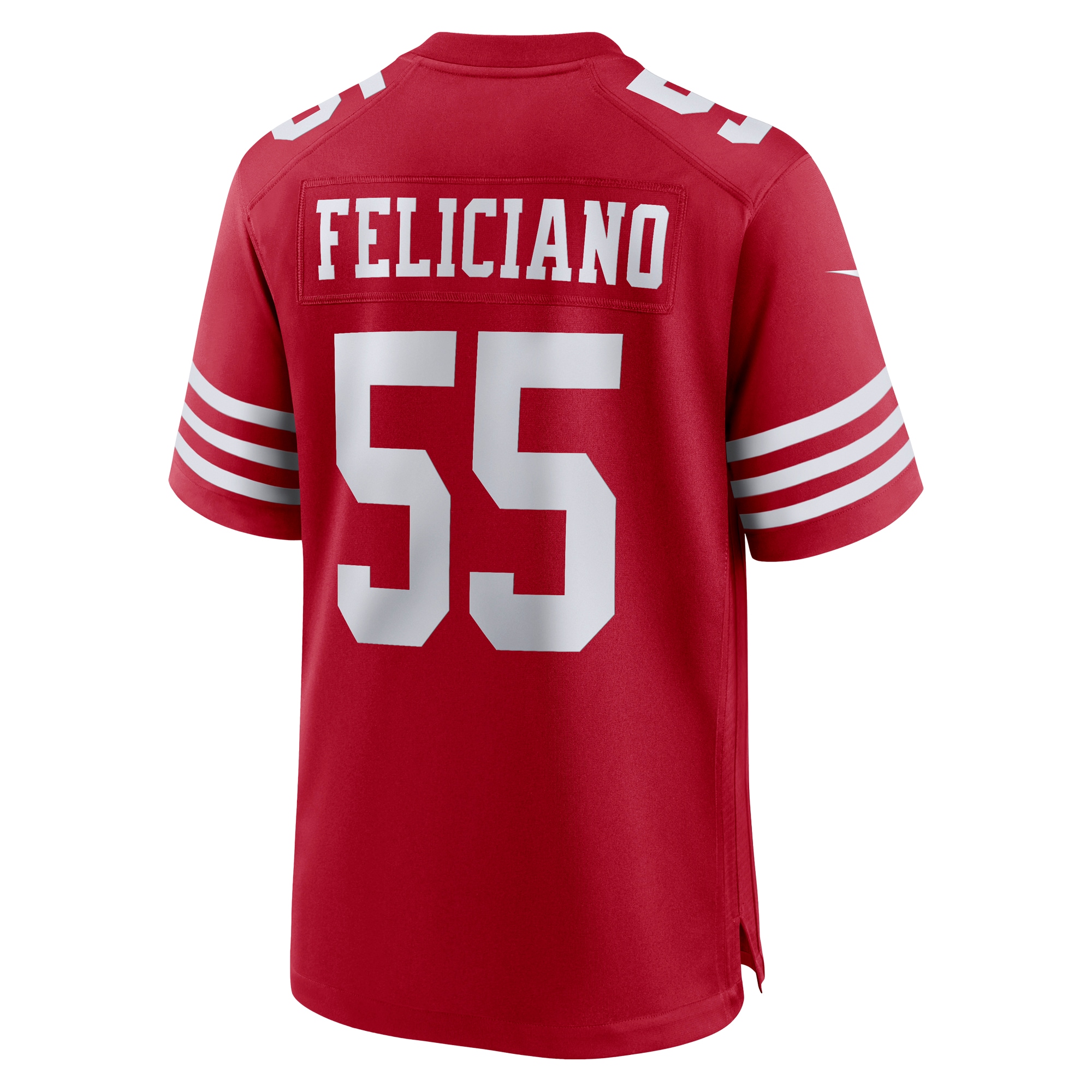 Jon Feliciano San Francisco 49ers Nike Game Player Jersey - Scarlet - vstockx