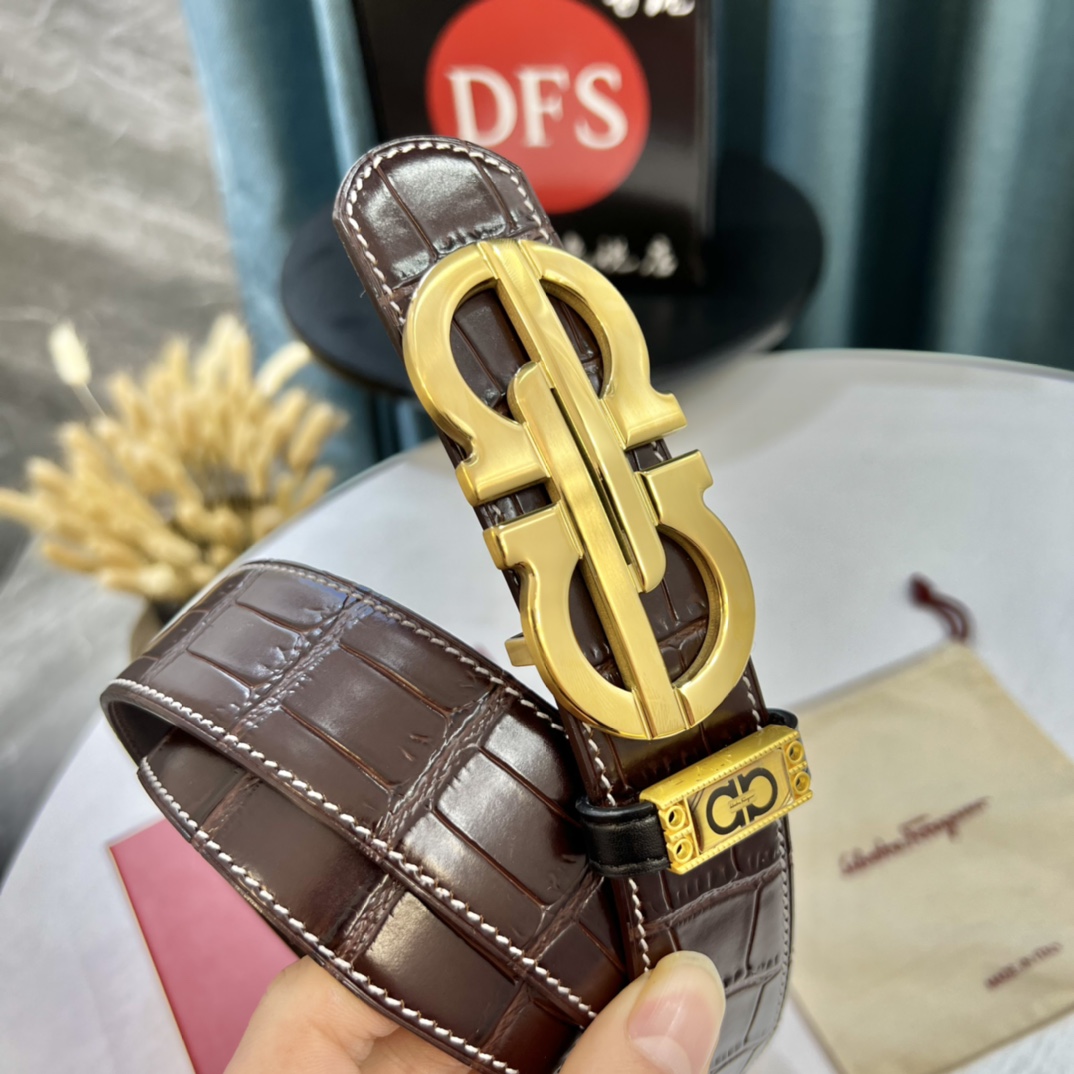 Streetwear Belt Ferragamo 319571 size:3.5cm - vstockx