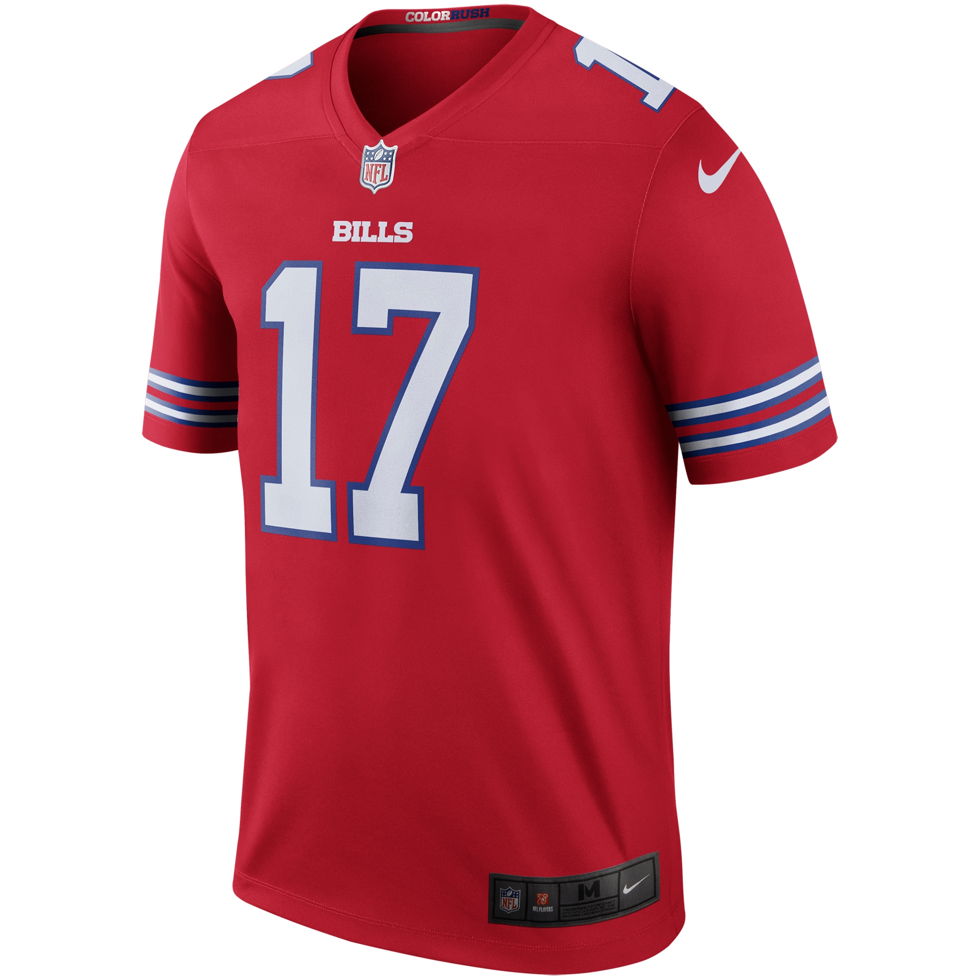 Josh Allen Nike Buffalo Bills Color Rush Legend Jersey - Red - vstockx