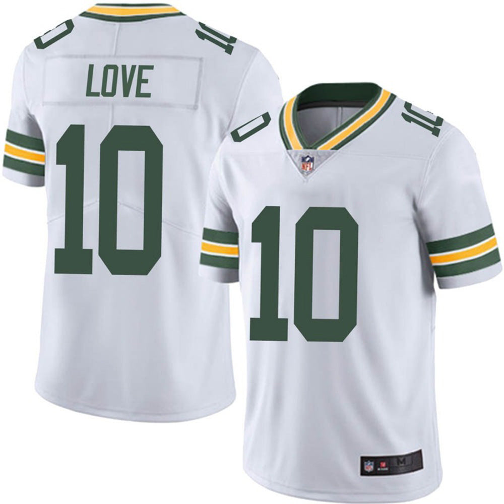 Youth Green Bay Packers Jordan Love Vapor Jersey - White - vstockx