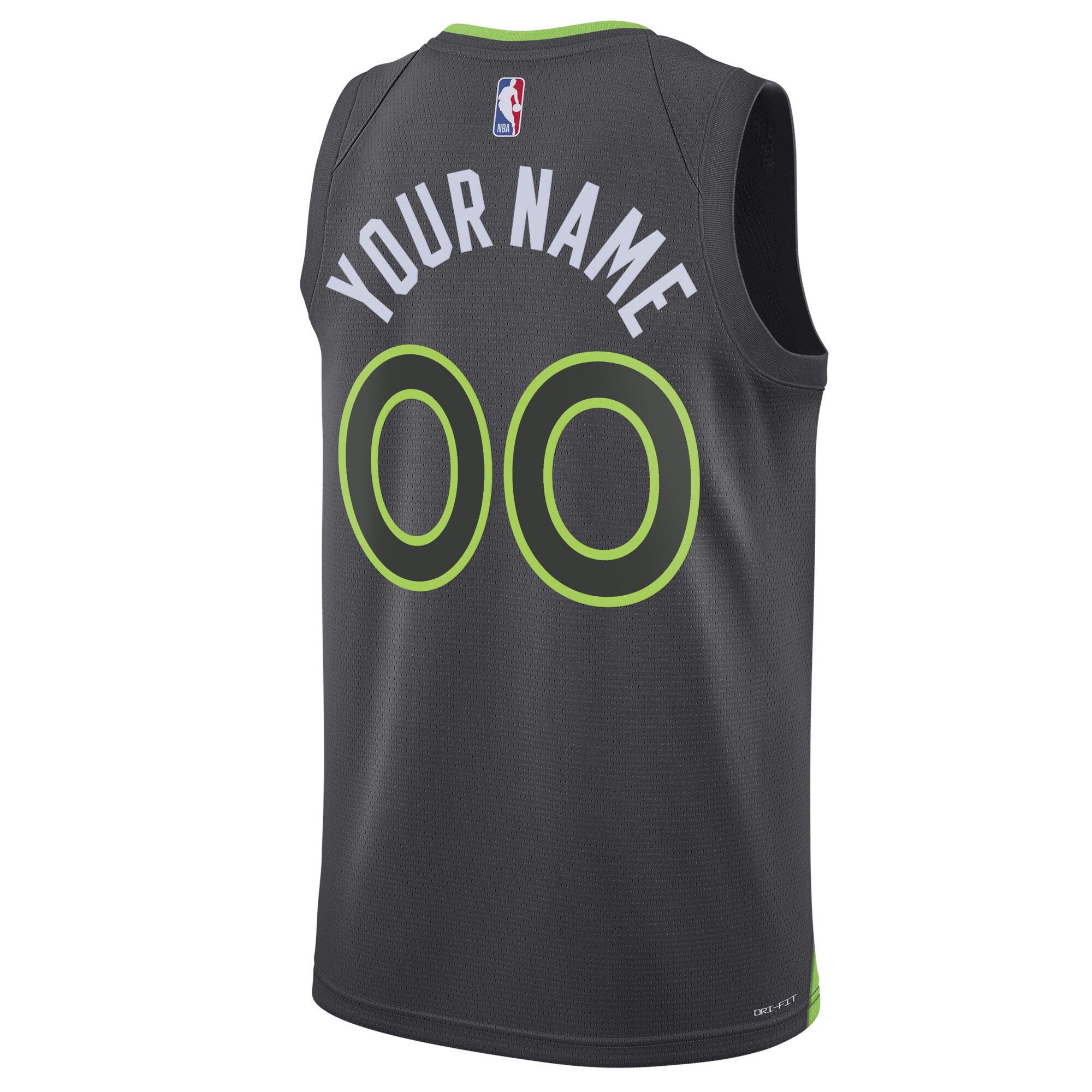 Minnesota Timberwolves Jordans Brand Unisex 2022/23 Swingman Custom Jersey - Statement Edition - Black - vstockx