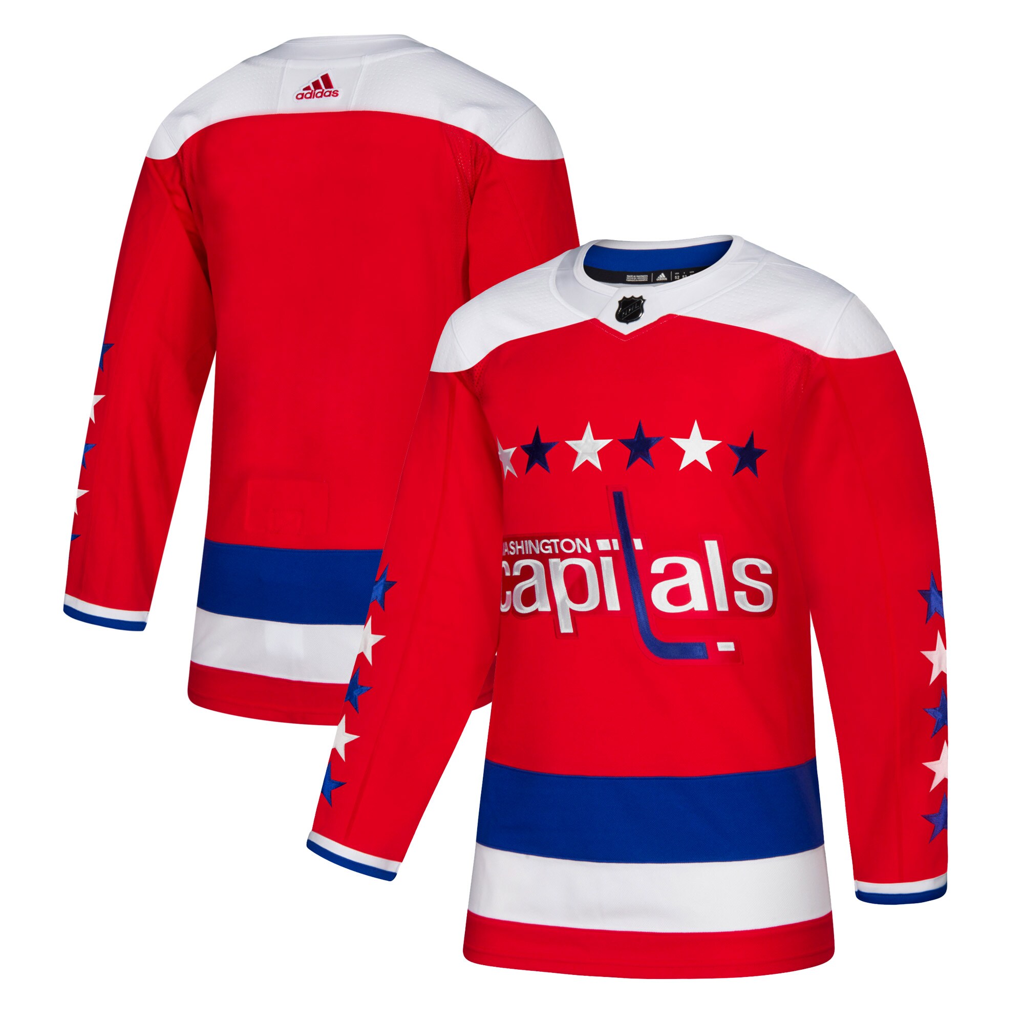 Washington Capitals adidas Alternate Authentic Jersey - Red - vstockx