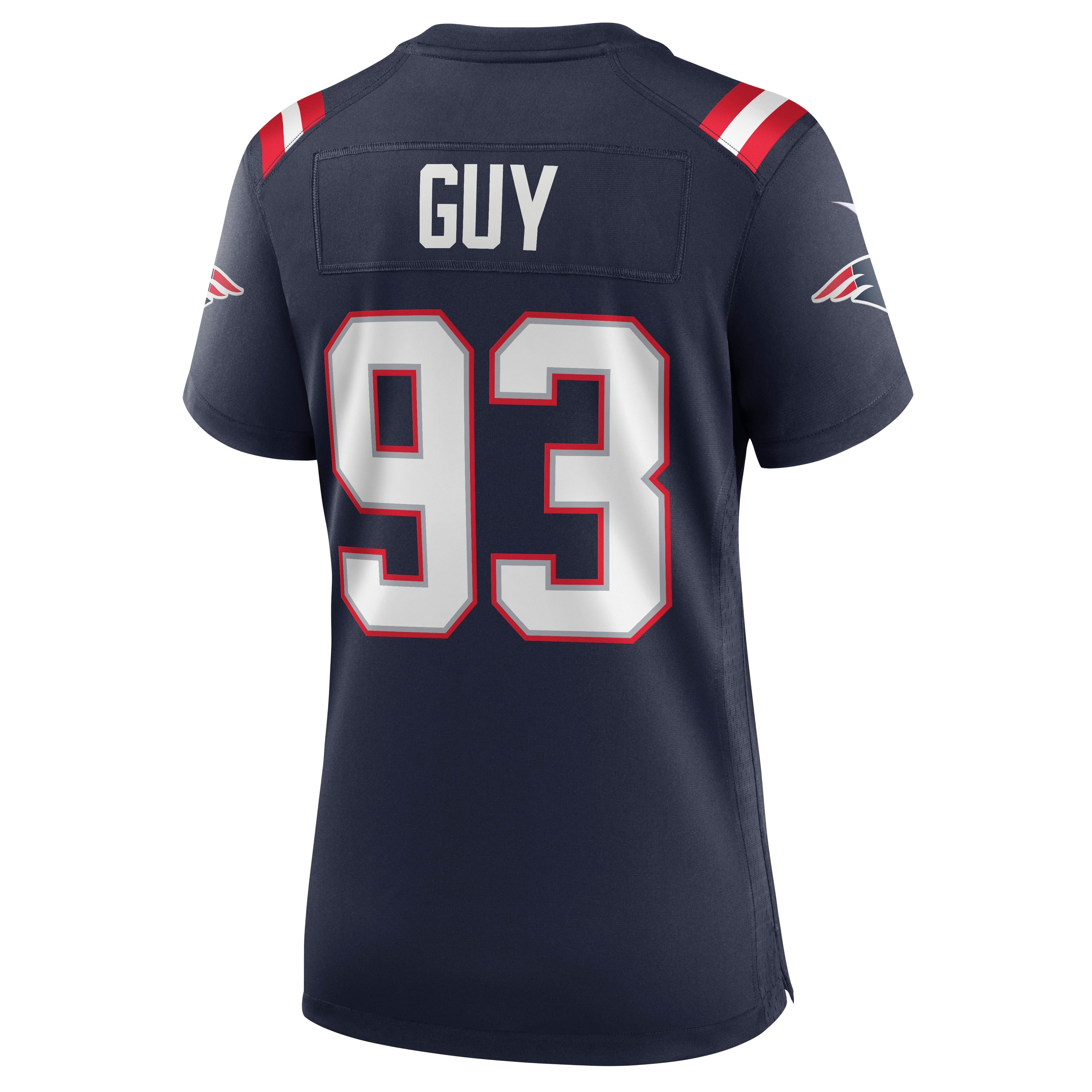 Women's Nike Lawrence Guy Navy New England Patriots Game Jersey - vstockx