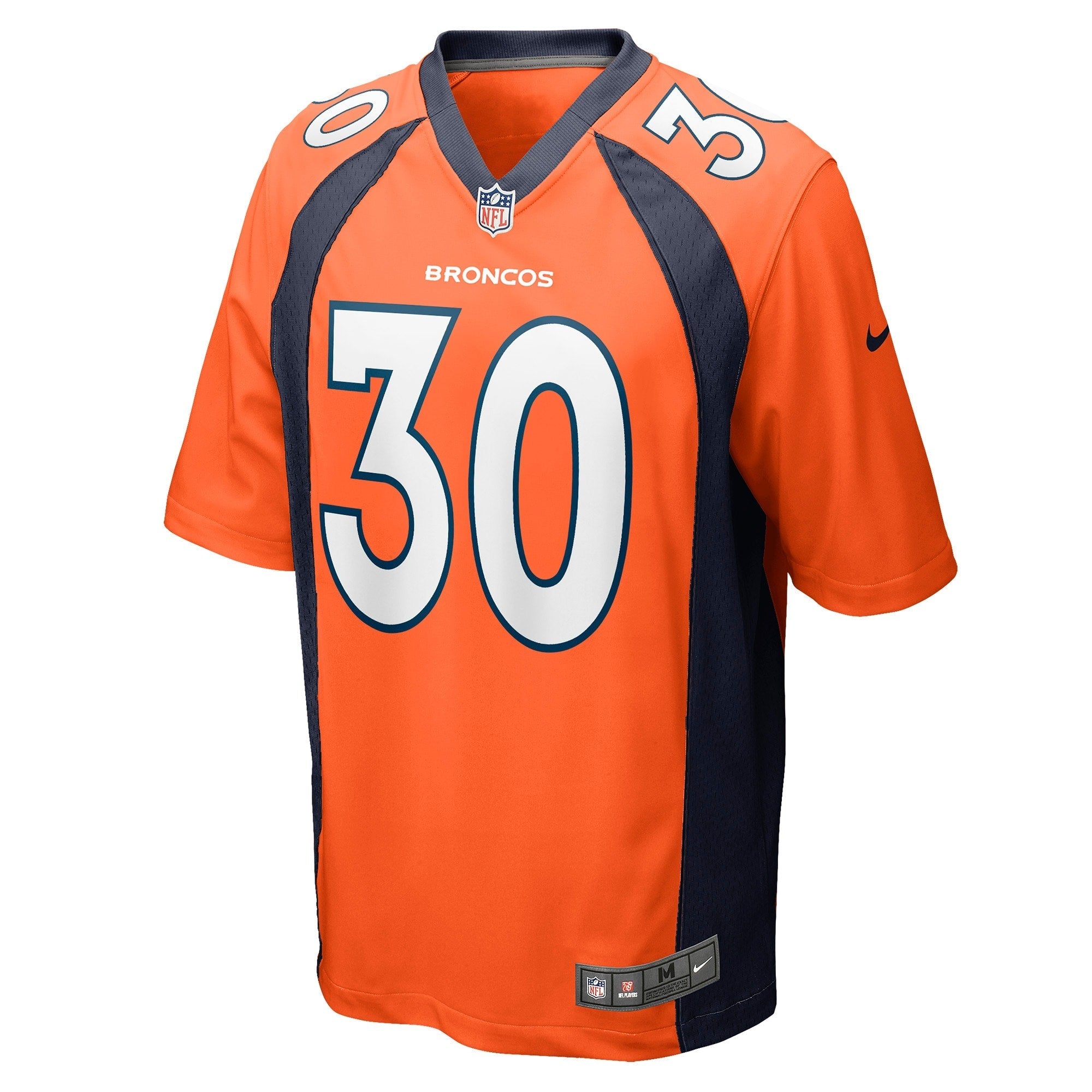 Men's Nike Caden Sterns Orange Denver Broncos Game Jersey - vstockx
