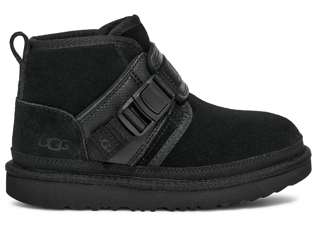 UGG Neumel Boot Snapback Black (Kids) - vstockx