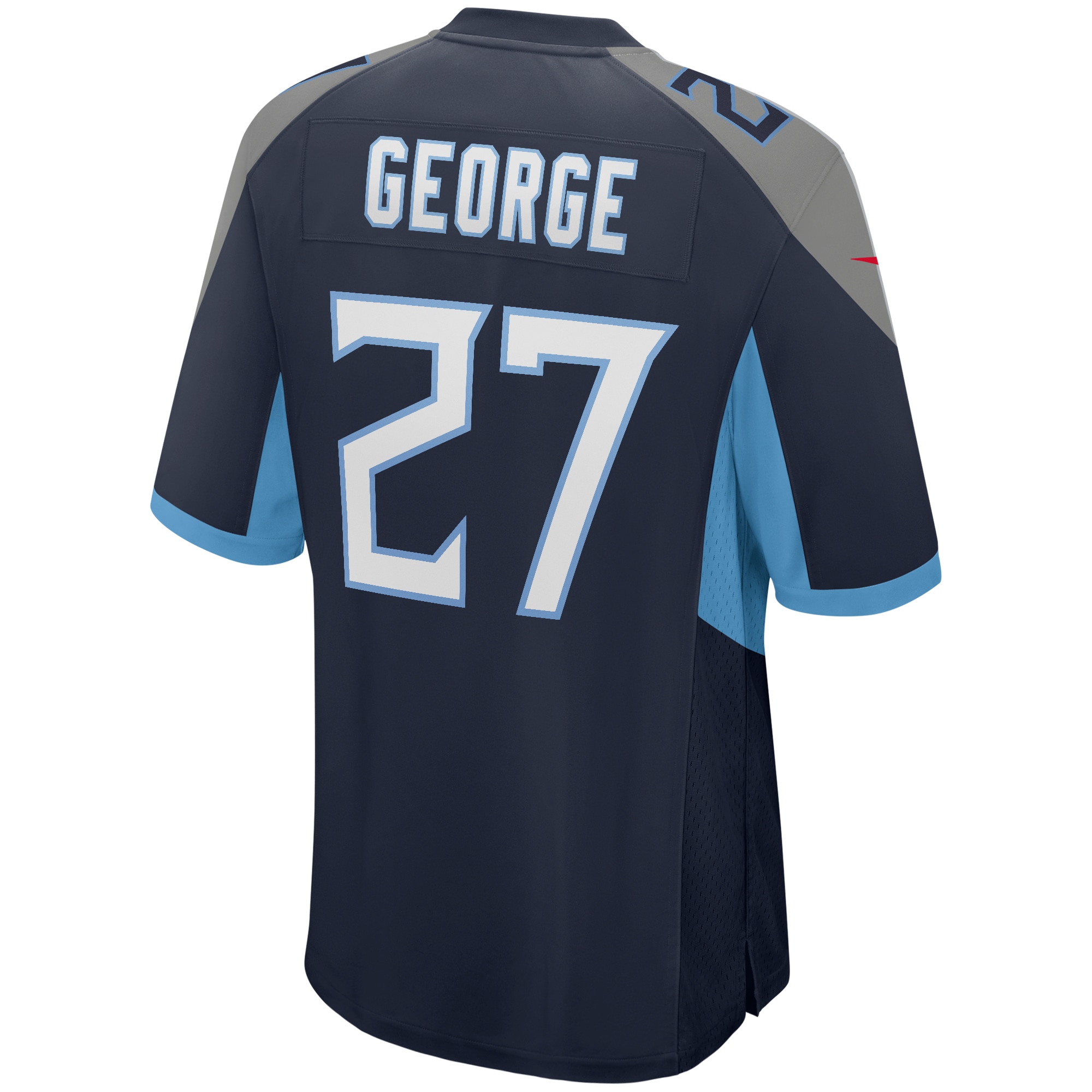 Eddie George Tennessee Titans Nike Game Retired Player Jersey - Navy - vstockx