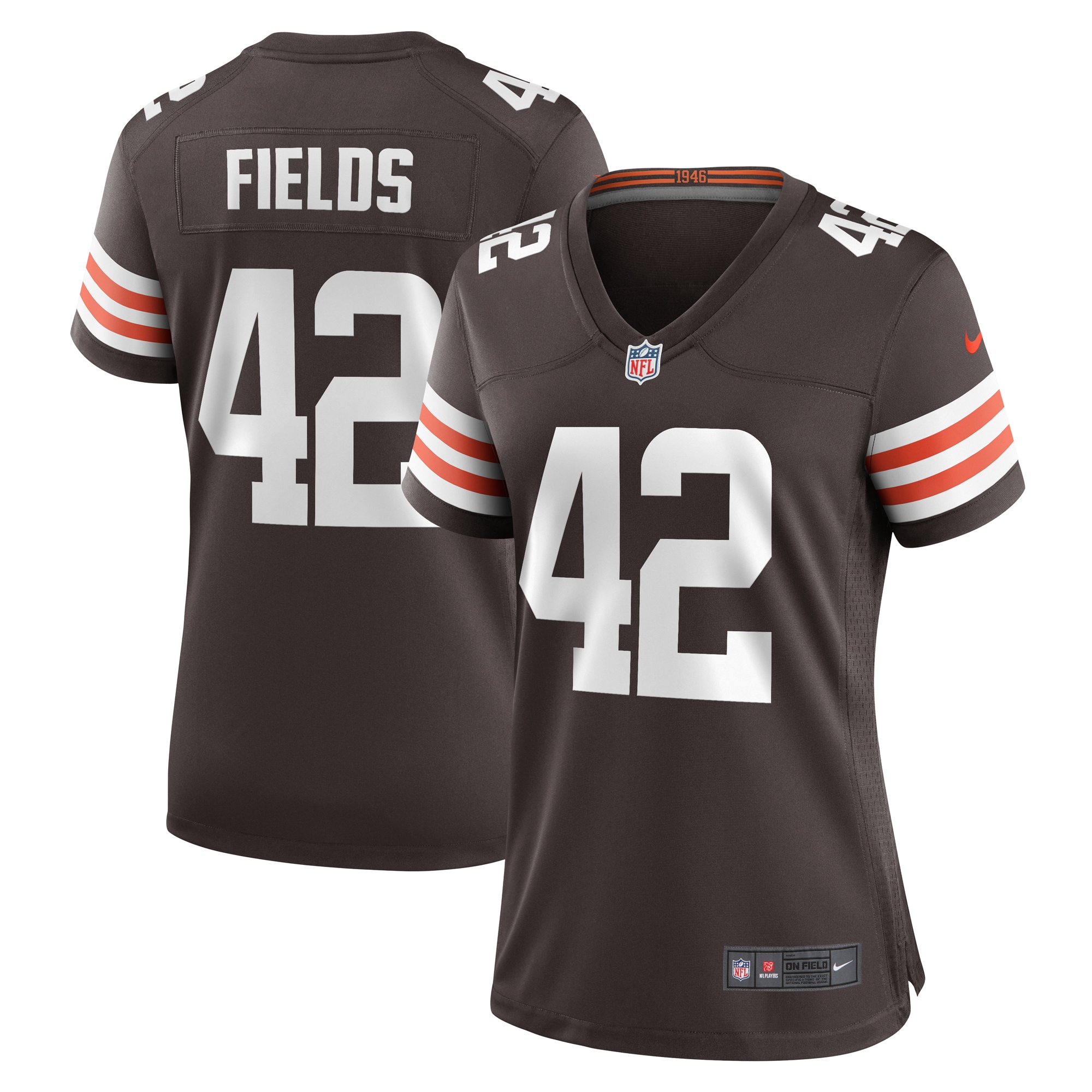 Tony Fields II Cleveland Browns Nike Women's Team Game Jersey - Brown - vstockx