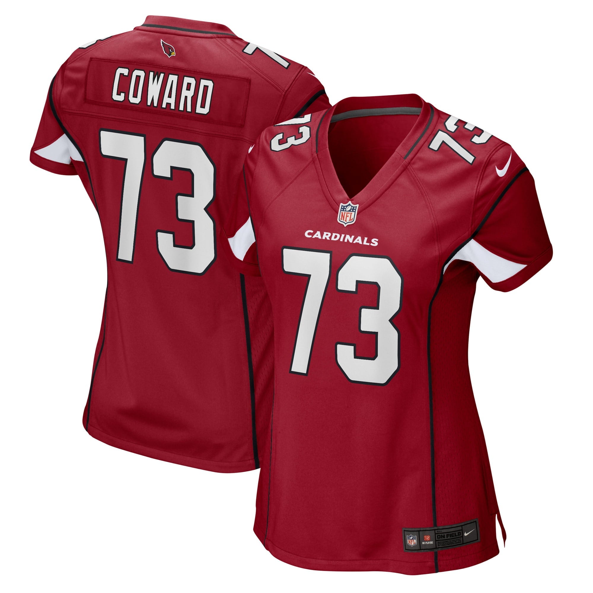Women's Nike Rashaad Coward Cardinal Arizona Cardinals Game Player Jersey - vstockx