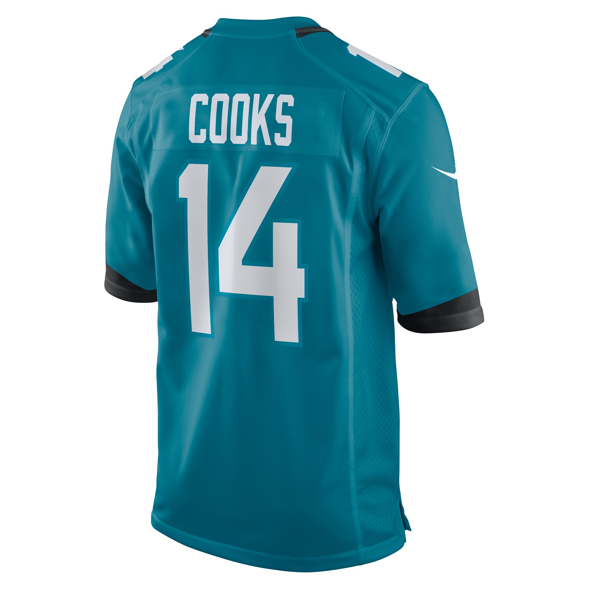 Elijah Cooks Jacksonville Jaguars Nike Team Game Jersey - Teal - vstockx