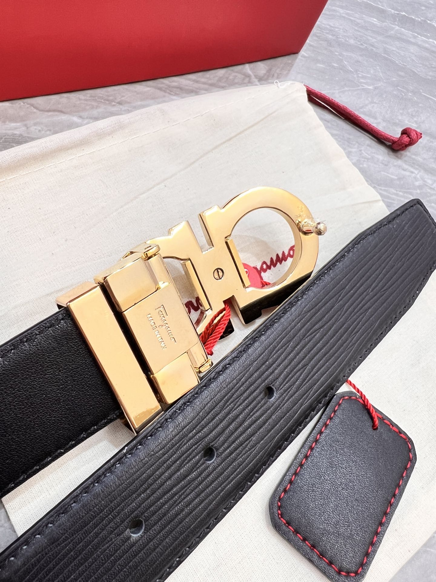 Streetwear Belt Ferragamo 319929 size:3.5cm - vstockx