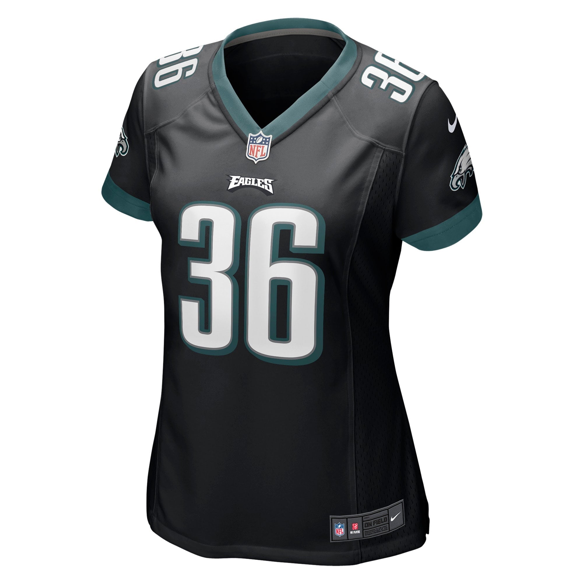Women's Nike Brian Westbrook Black Philadelphia Eagles Retired Game Jersey - vstockx