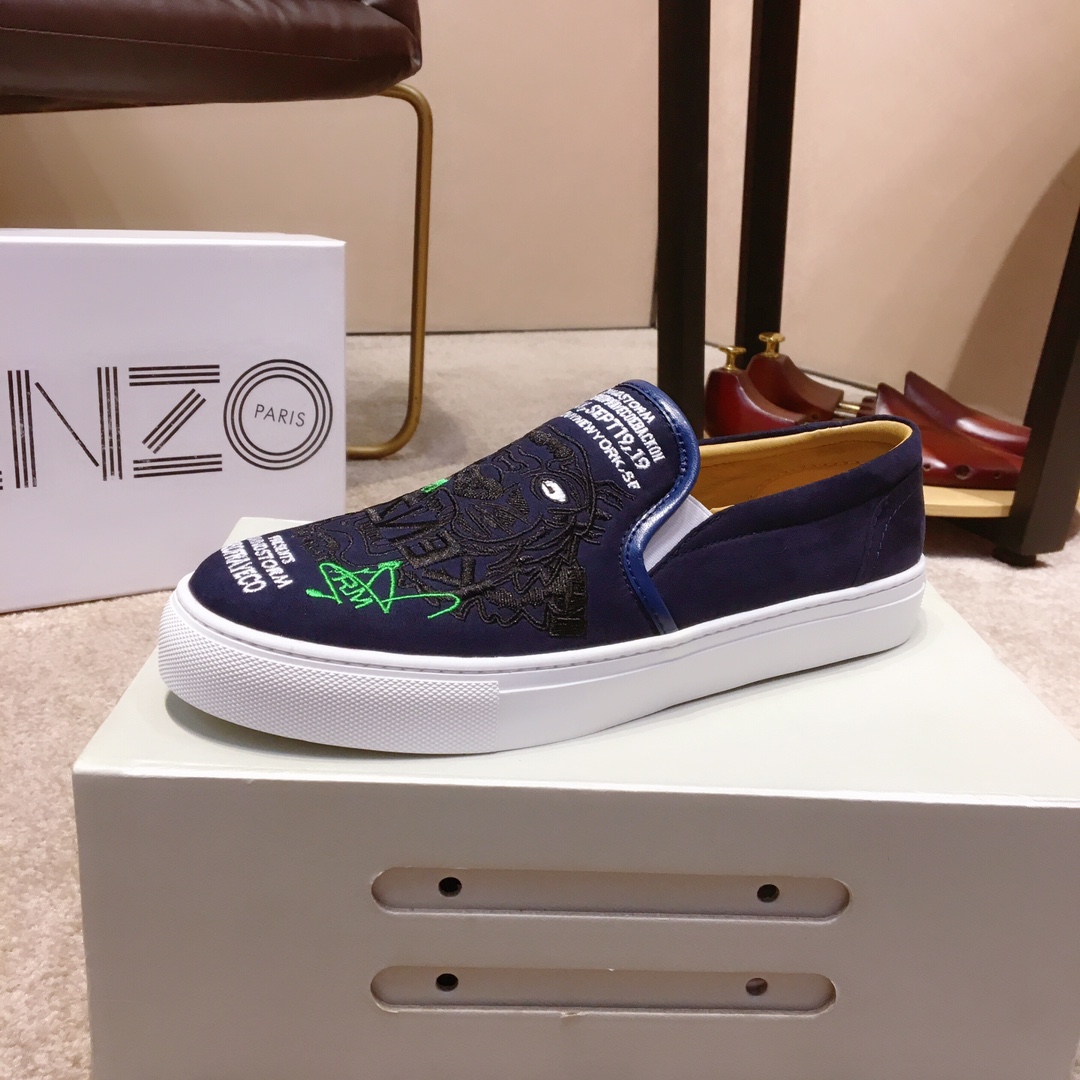 Kenzo K-SKATE Tiger canvas slip-on sneakers 9 - vstockx
