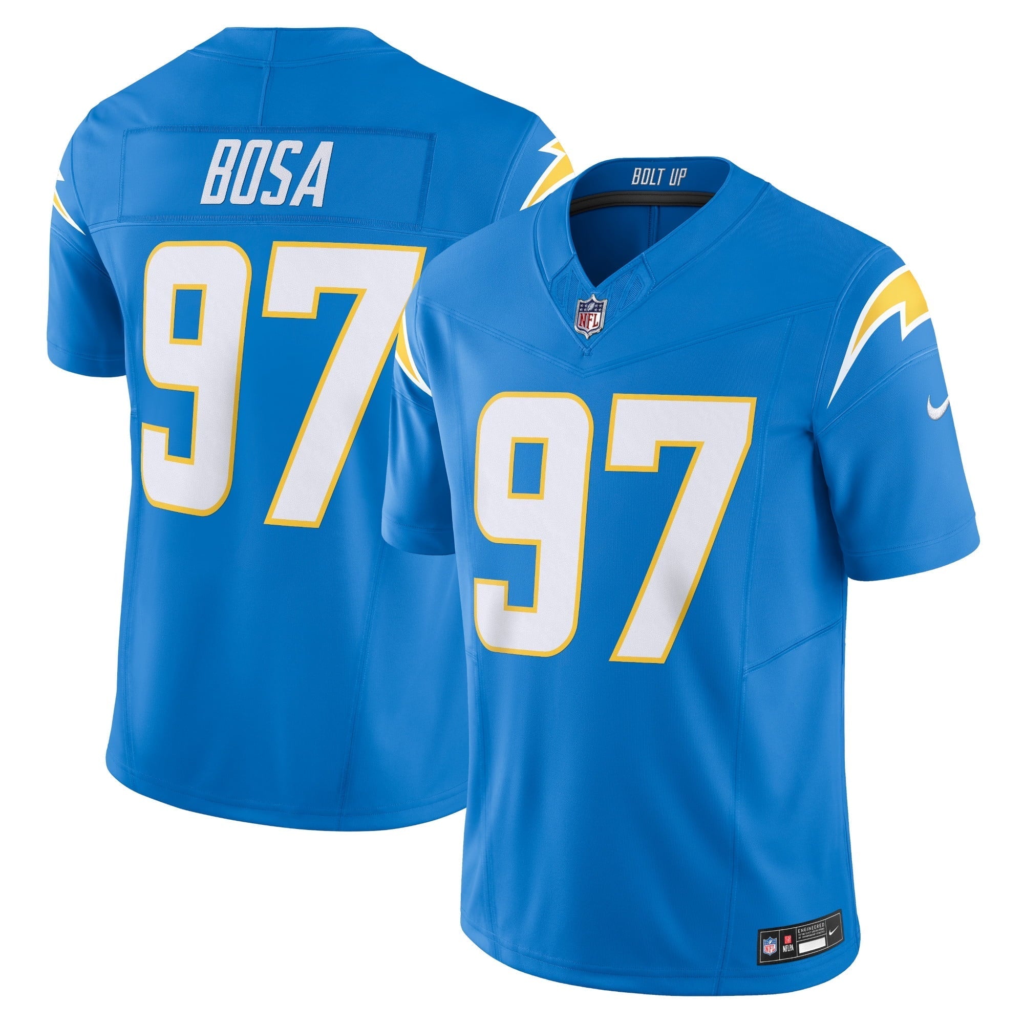 Men's Nike Joey Bosa Powder Blue Los Angeles Chargers Vapor F.U.S.E. Limited Jersey - vstockx