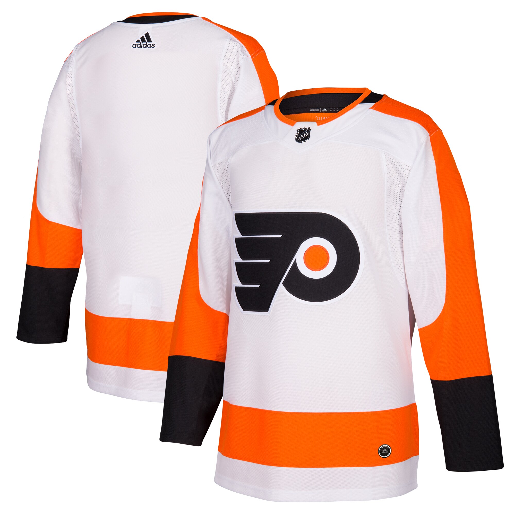 Philadelphia Flyers adidas Away Authentic Blank Jersey - White - vstockx