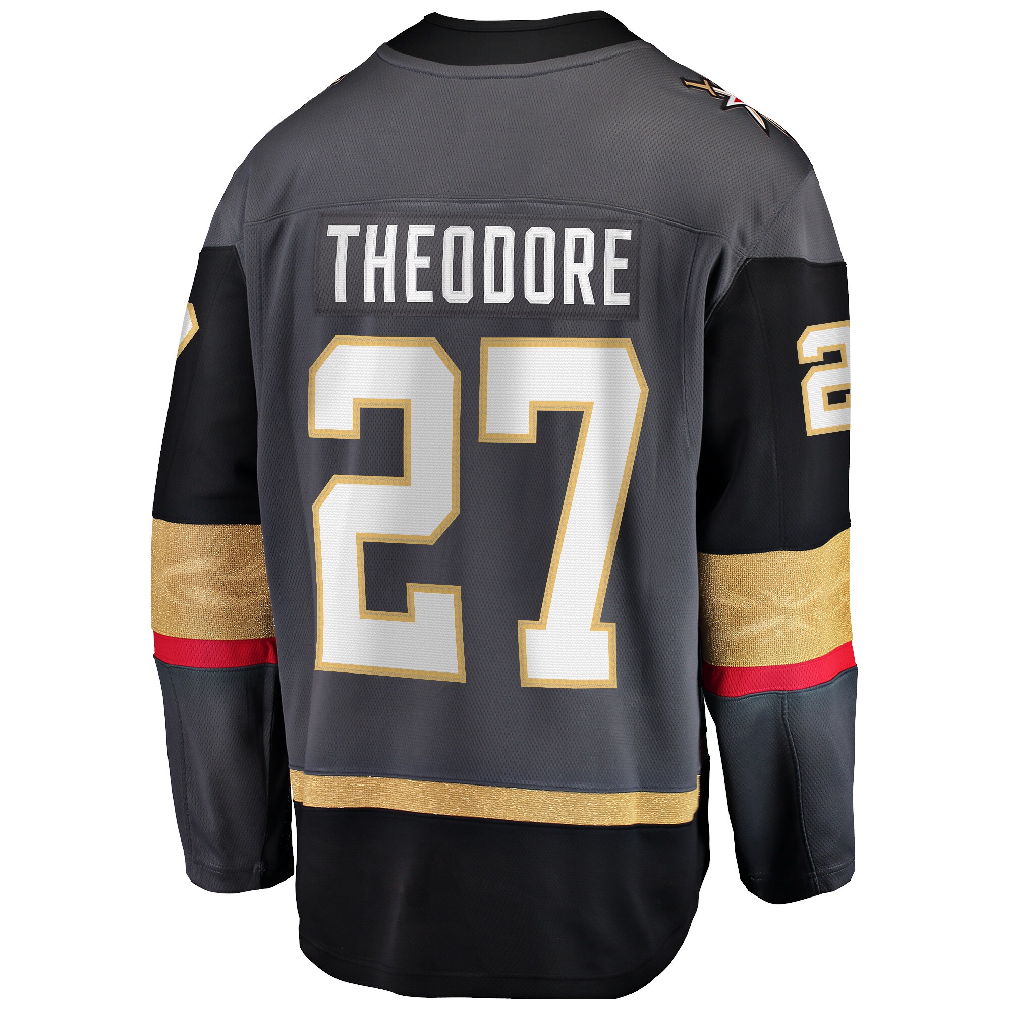 Shea Theodore Vegas Golden Knights Fanatics Branded Alternate Premier Breakaway Player Jersey - Gray - vstockx