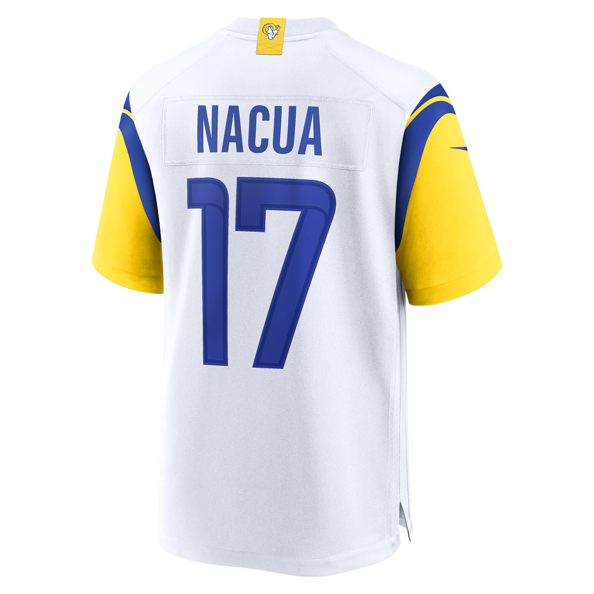 Puka Nacua Los Angeles Rams Nike Game Jersey - White - vstockx