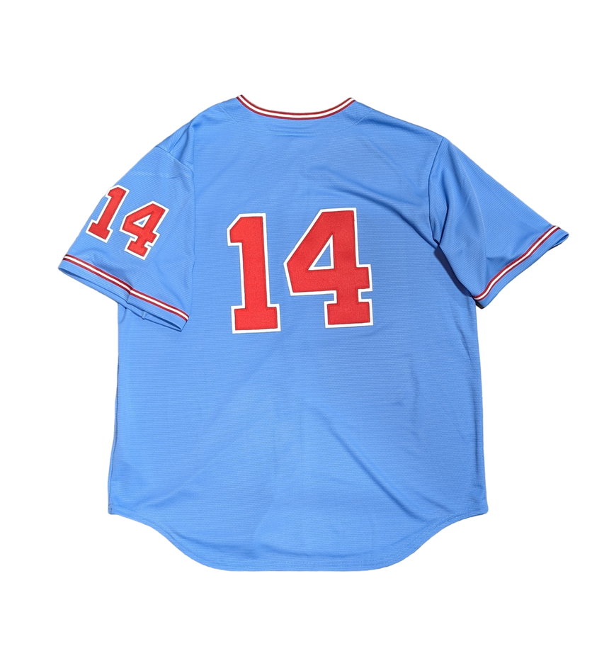 Men's Bill Melton Chicago White Sox Cooperstown Road Powder Blue/Red 1972 Premium Stitch Replica Jersey - vstockx
