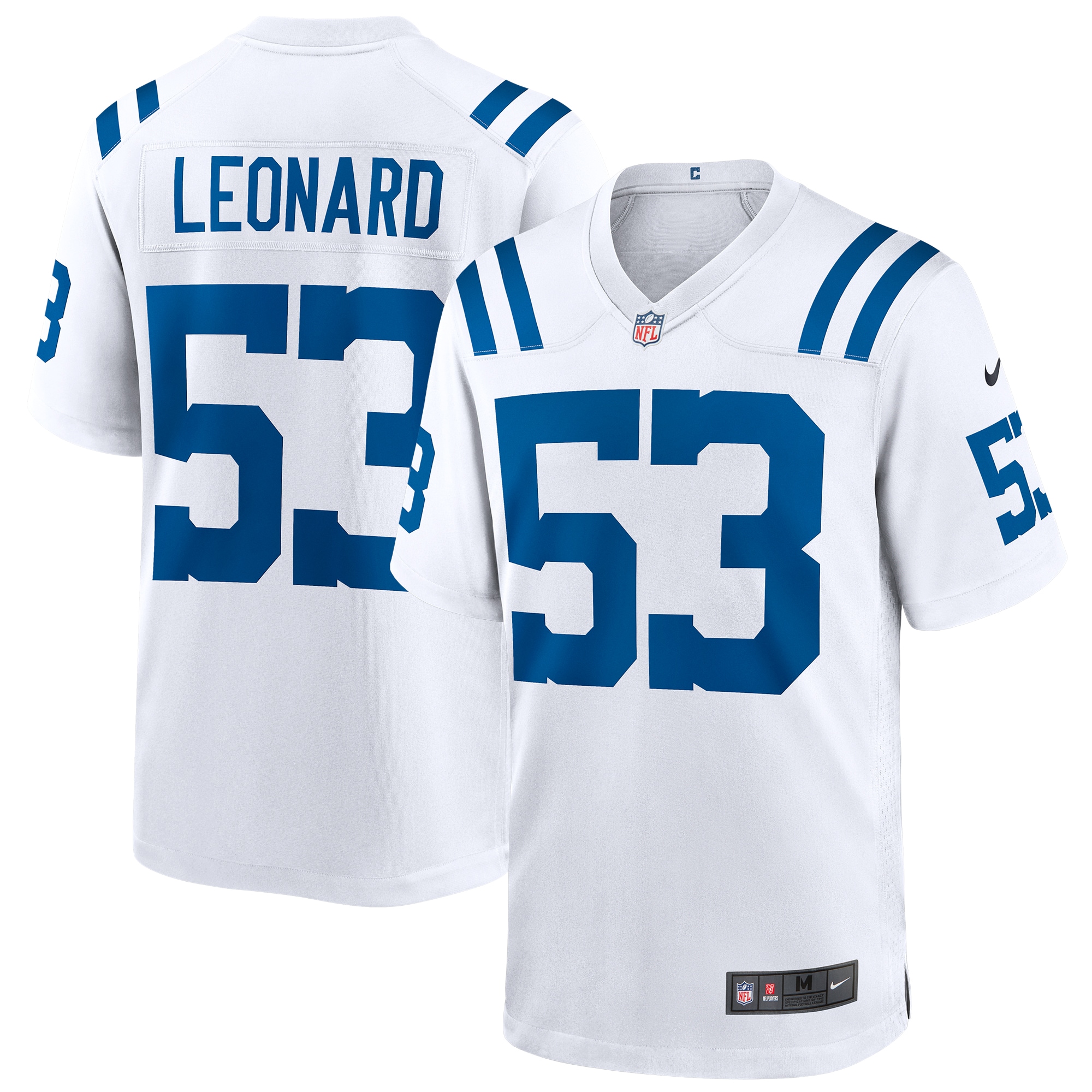 Shaquille Leonard Indianapolis Colts Nike Game Player Jersey - White - vstockx