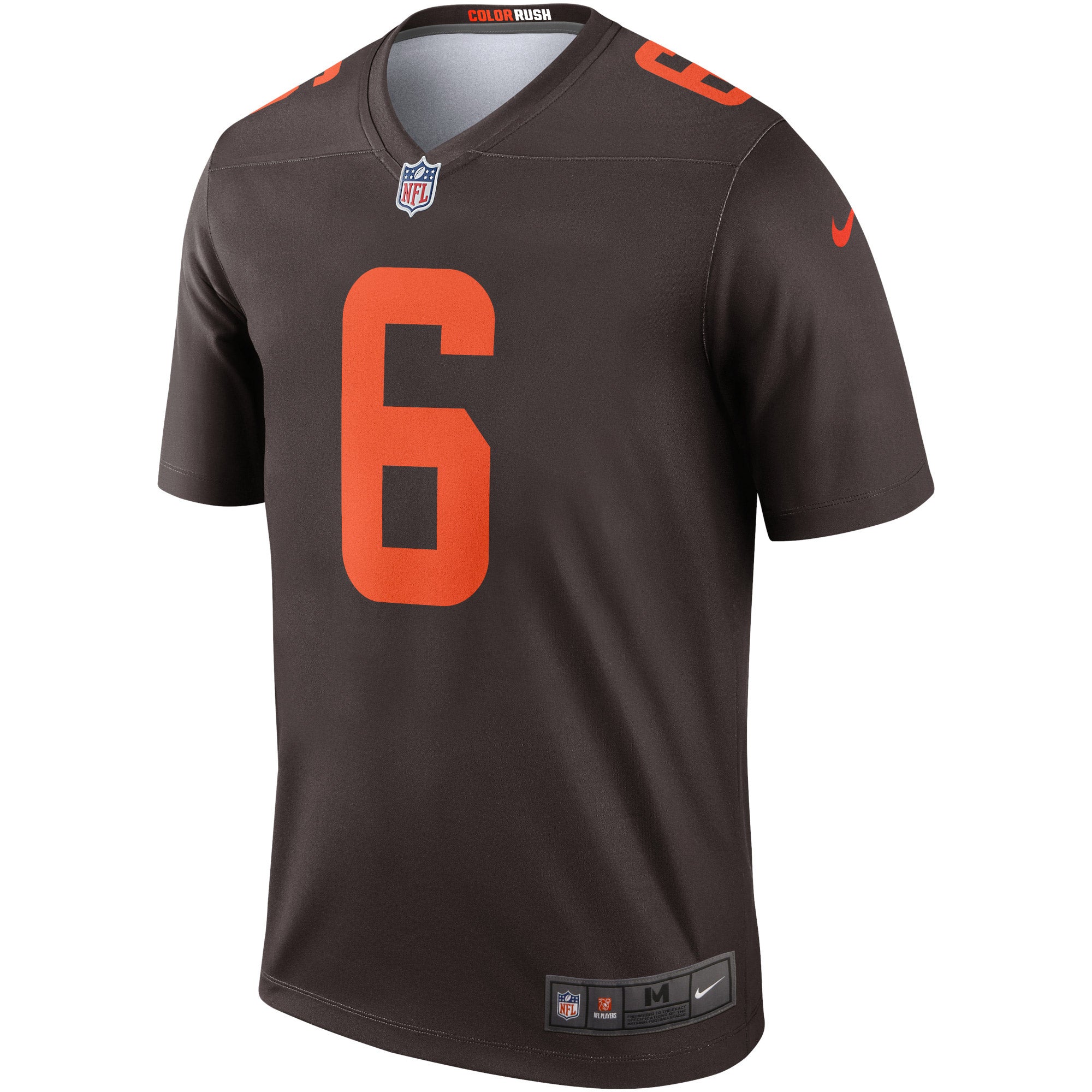 Men's Nike Baker Mayfield Brown Cleveland Browns Alternate Legend Jersey - vstockx