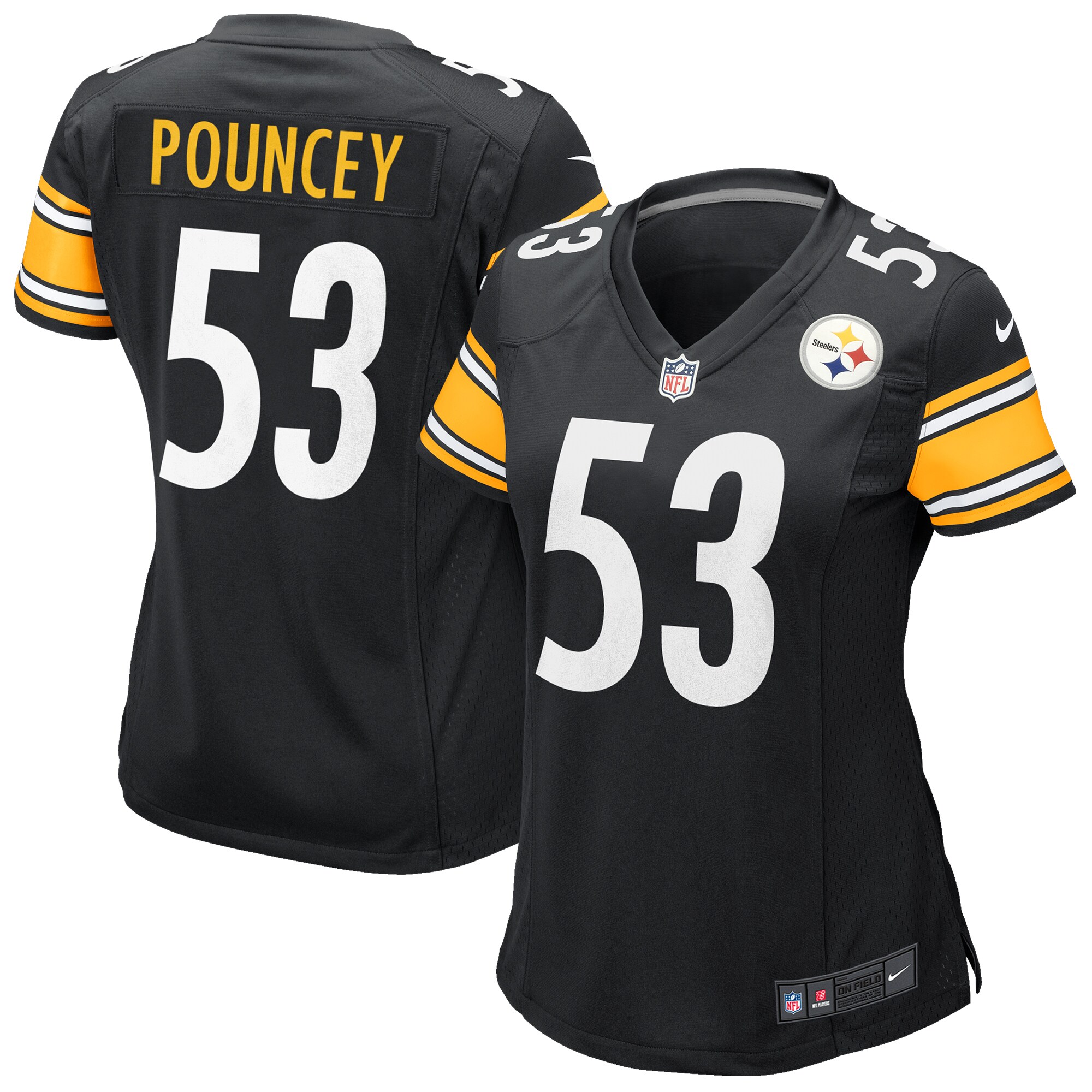 Maurkice Pouncey Pittsburgh Steelers Nike Women's Game Jersey - Black - vstockx