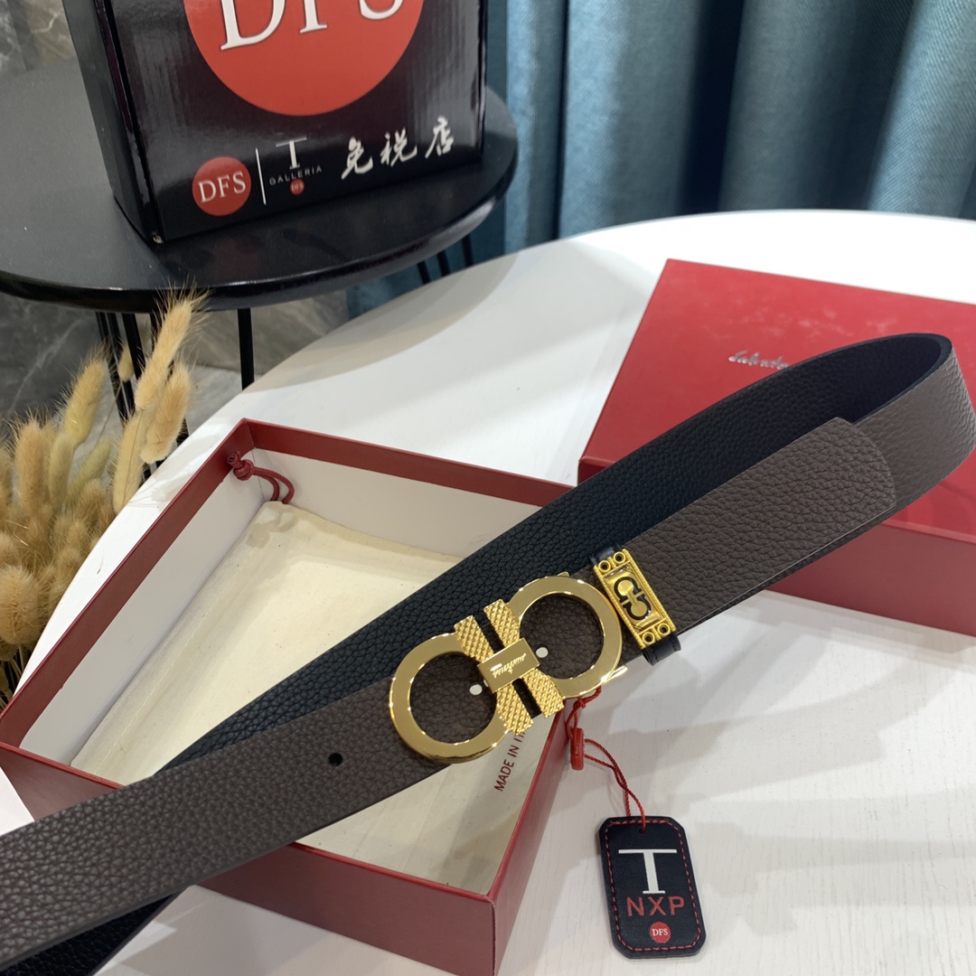 Streetwear Belt Ferragamo 319596 size:3.5cm - vstockx